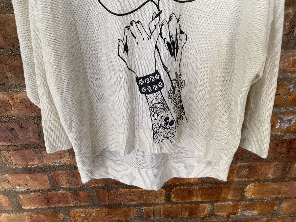 A.F.F.A. × Hysteric Glamour × Japanese Brand Vtg Glad News Japan Punk Make a Promise knitwear Size L / US 10 / IT 46 - 5 Thumbnail