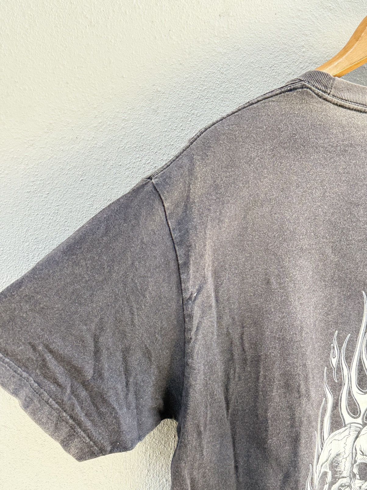 WWF Thrashed Vintage Stone Cold Flame Wrestling Sun Faded Tee Size US L / EU 52-54 / 3 - 7 Thumbnail