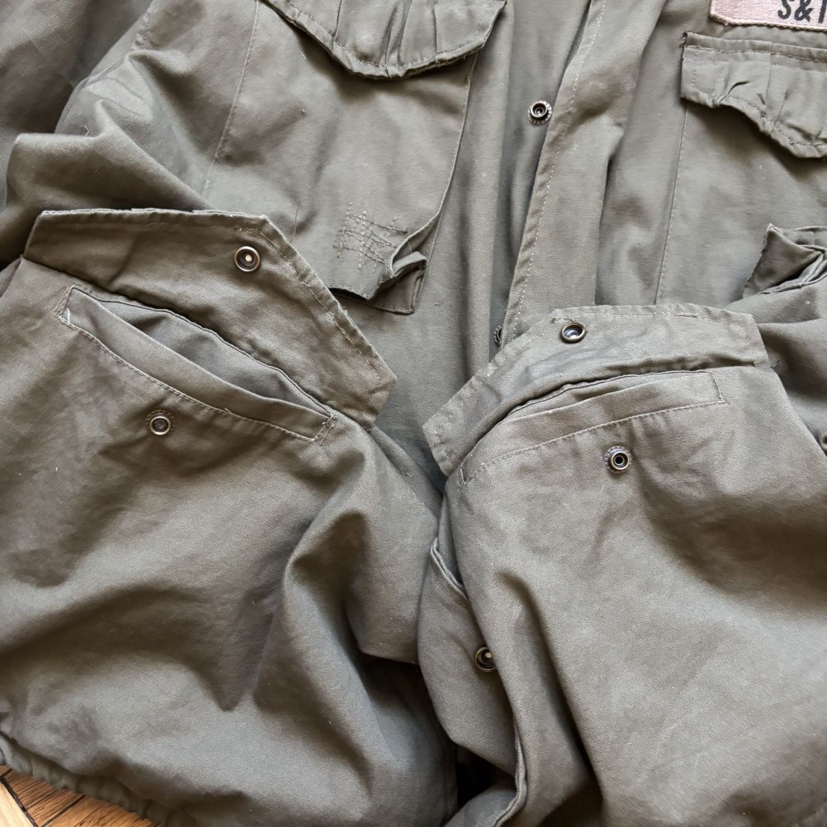 20471120 × Le Grande Bleu (L.G.B.) Rare Avant-Garde Vintage Military M-65 Jacket Taxi Driver Size US XL / EU 56 / 4 - 10 Thumbnail