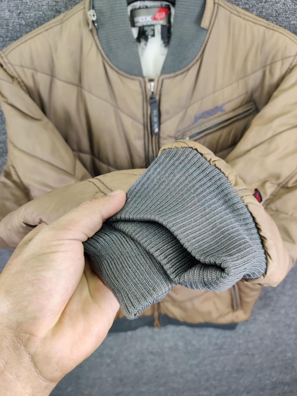 Fox Racing Vintage Fox Racing Sun Faded Quilted Bomber Jacket Size US M / EU 48-50 / 2 - 17 Thumbnail