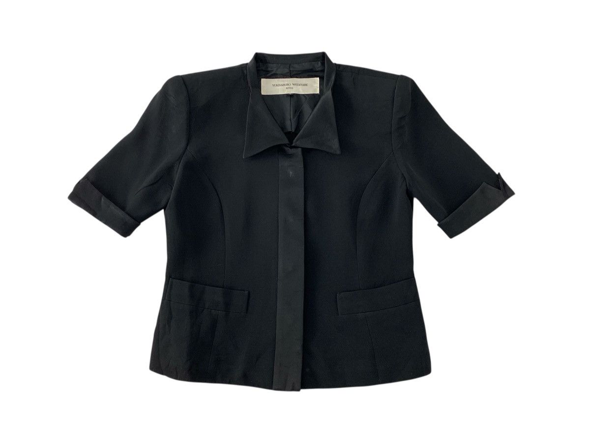 Japanese Brand Yukisaburo Watanabe Rites Versatile Blazer Short Sleeve Size S / US 4 / IT 40 - 1 Thumbnail