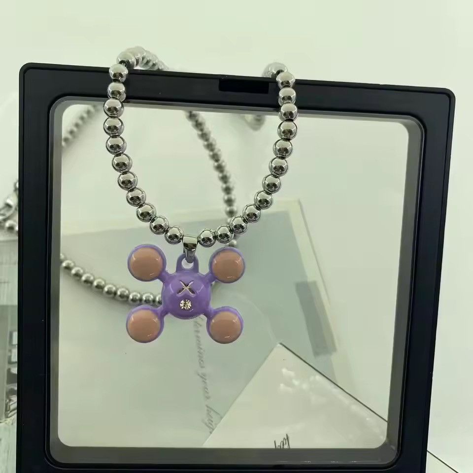 Jewelry Quad Ball Pendant Necklace Size ONE SIZE - 1 Thumbnail