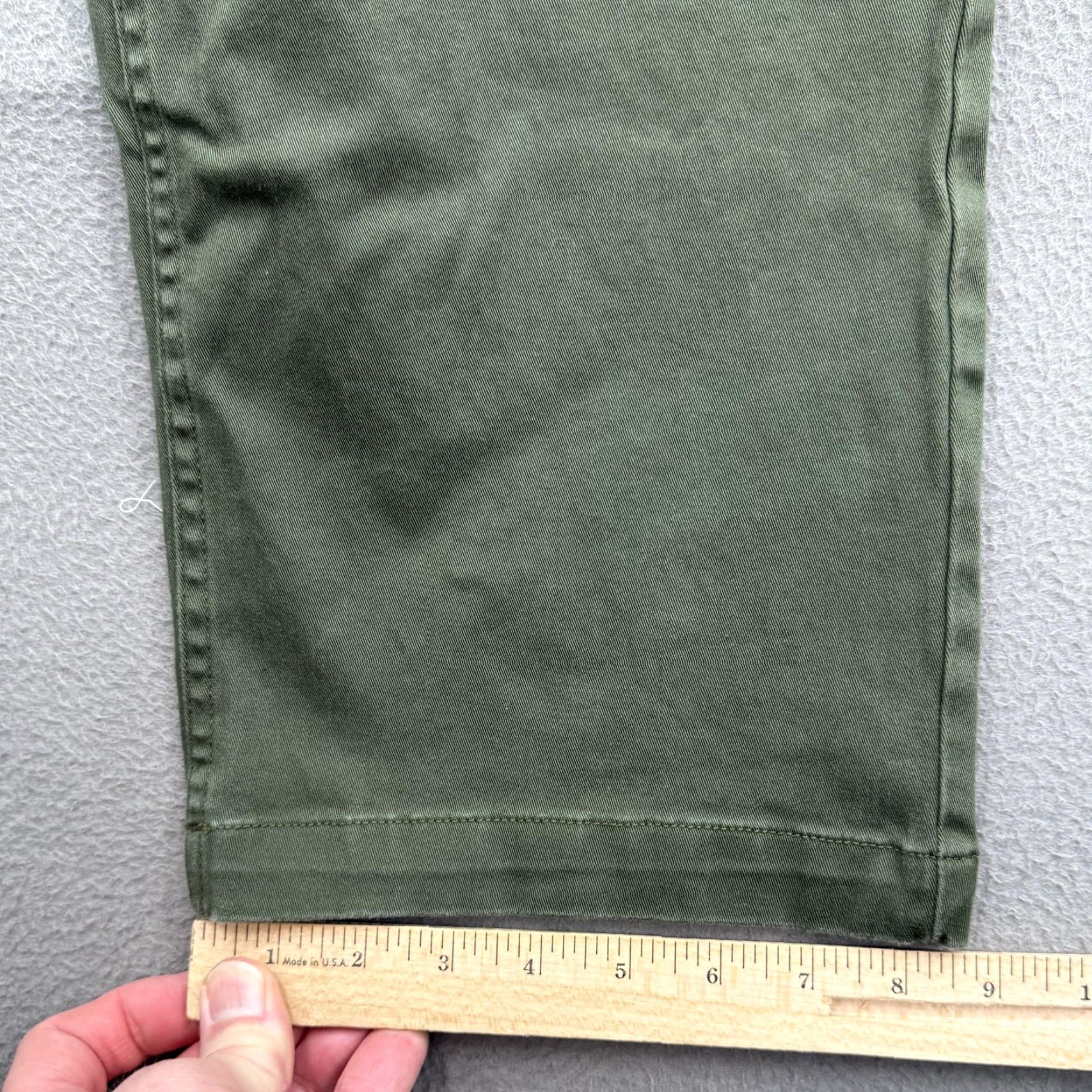 Nike Nike Twill Chino Pants Womens 28/30 Green Relaxed Straight Leg Casual Drawstring Pants Size 28" / US 6 / IT 42 - 7 Thumbnail