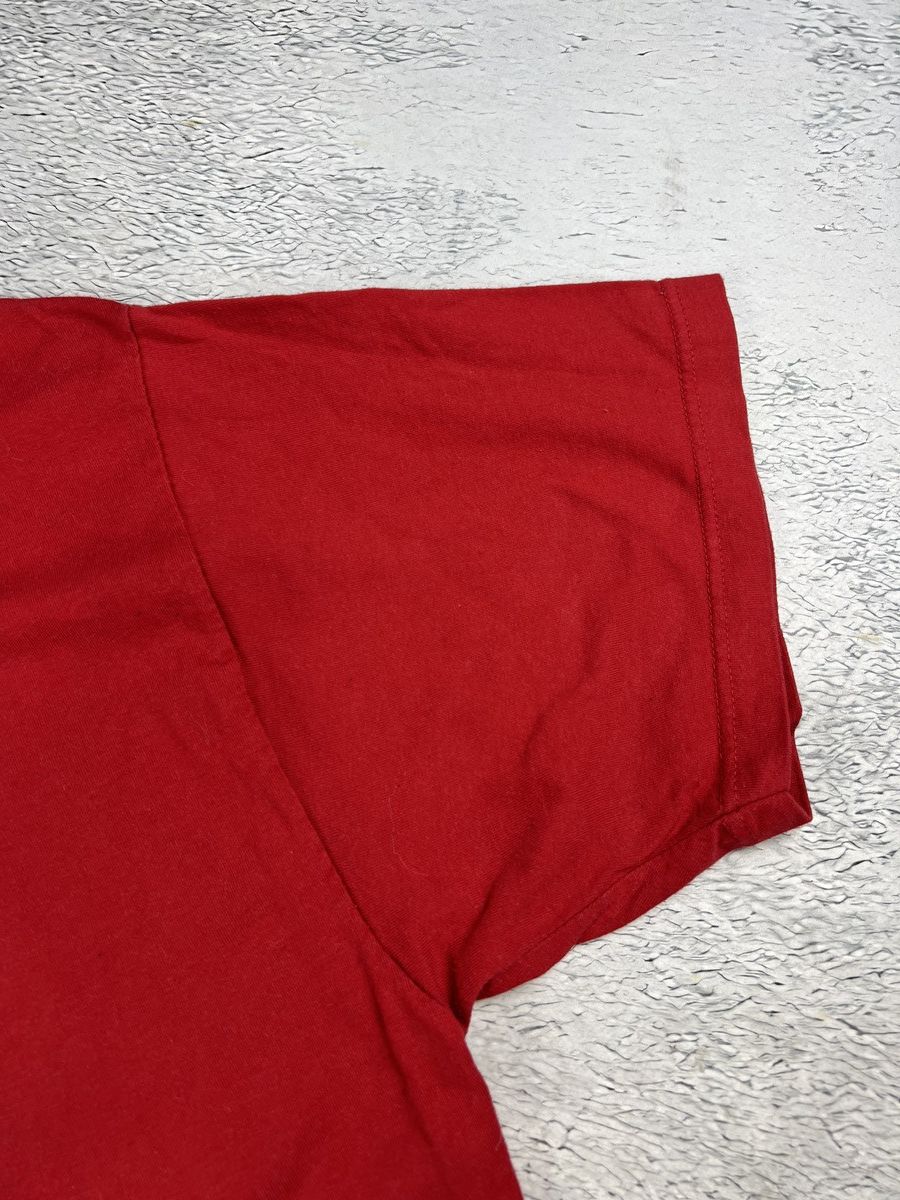 Vintage Vintage Red NIKE t shirt XL Central Logo y2k 90s Size US XL / EU 56 / 4 - 4 Thumbnail