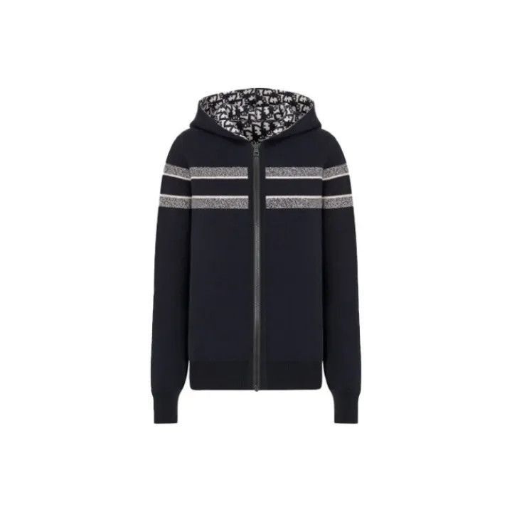Dior Dior Reversible Logo Hooded Sweatshirt for Women 0079-2507 Size M / US 6-8 / IT 42-44 - 1 Thumbnail