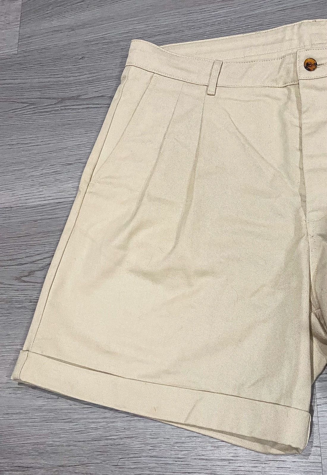 Golf le Fleur Golf Le Fleur Double Pleated Shorts Khaki Size US 34 / EU 50 - 2 Thumbnail