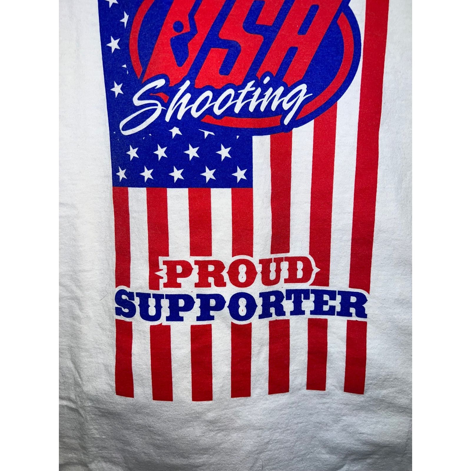 Port & Company Vintage USA Shooting Shirt Proud Supporter Shoot Gun Tee XL Size US XL / EU 56 / 4 - 4 Thumbnail