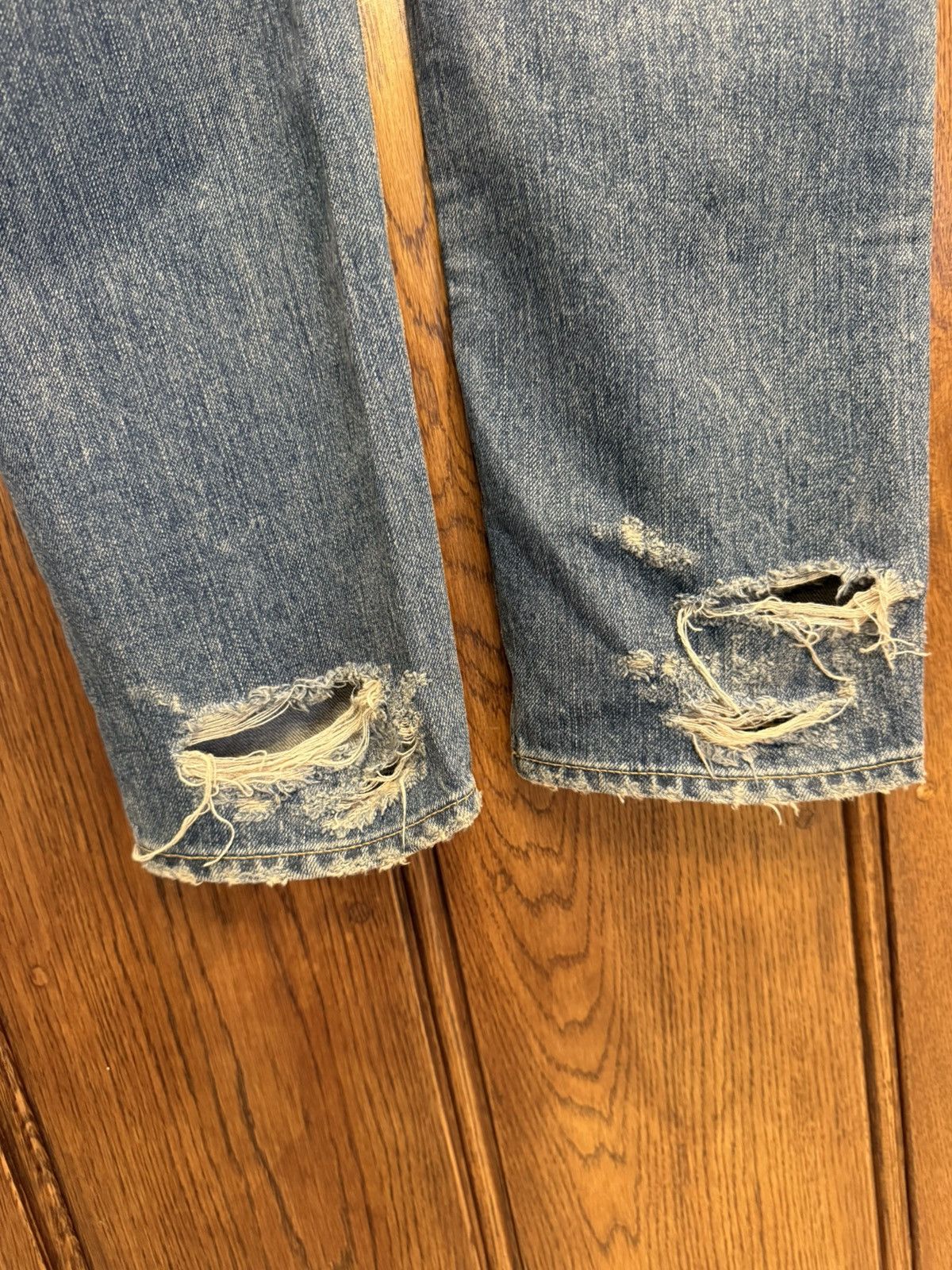 Saint Laurent Paris FW13 Holy Grail Saint Laurent crash Hedi jeans 36 skinny d02 Size US 36 / EU 52 - 22 Thumbnail