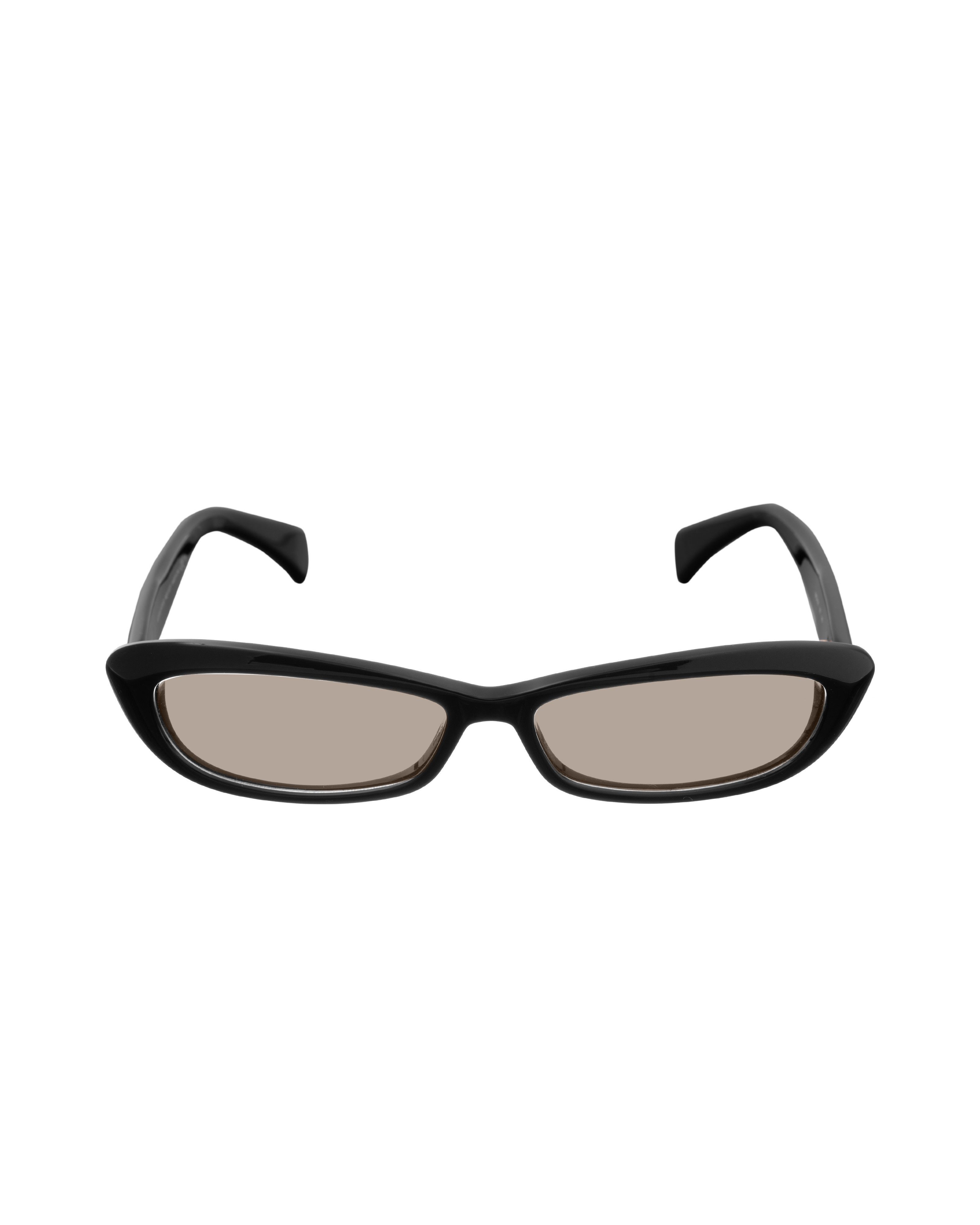 Alexander McQueen Alexander McQueen 90s Black Classic Cat-Eye Sunglasses Size ONE SIZE - 1 Thumbnail
