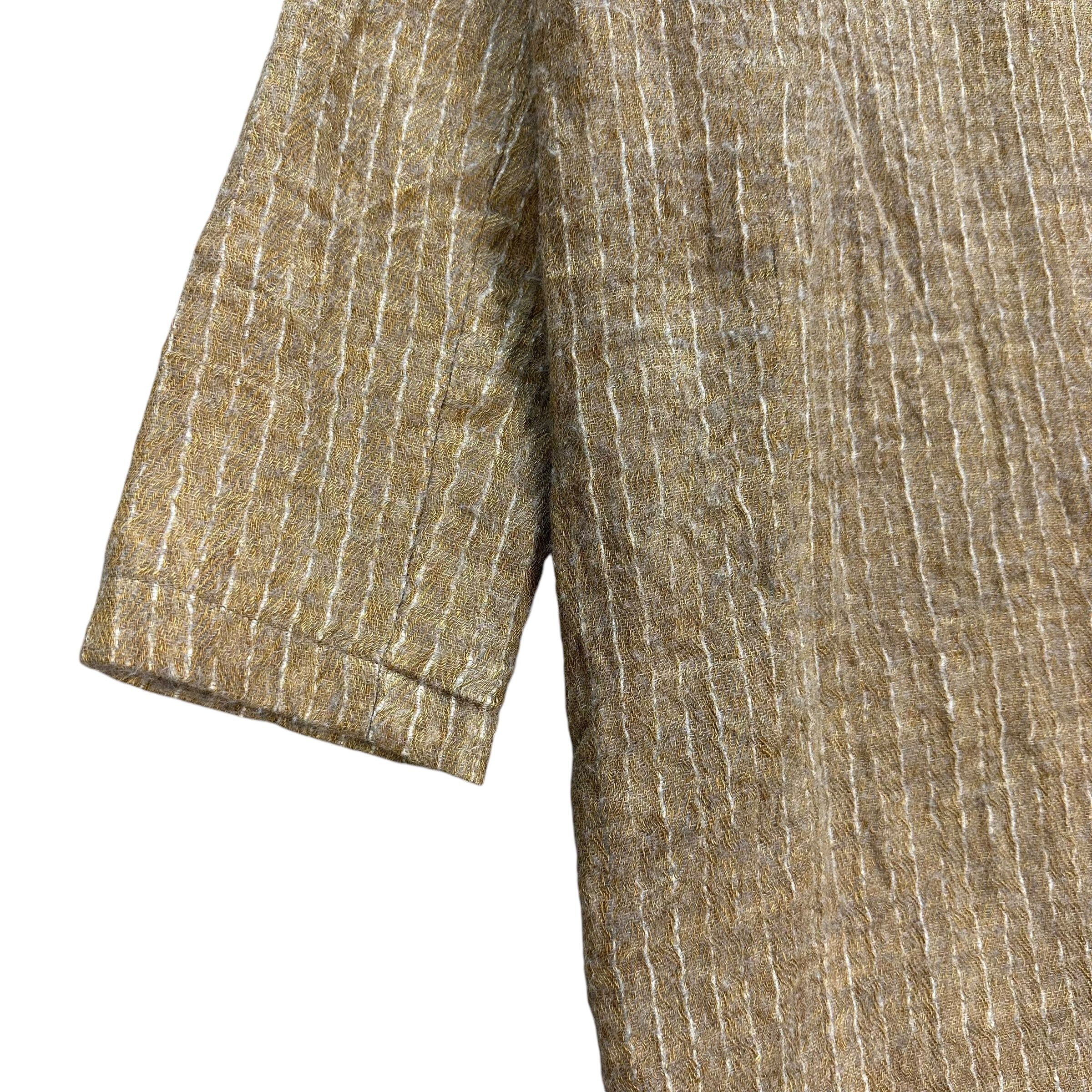 Japanese Brand PLANTATION Striped Double Breasted Coat Jacket #012-1428 Size US M / EU 48-50 / 2 - 14 Thumbnail