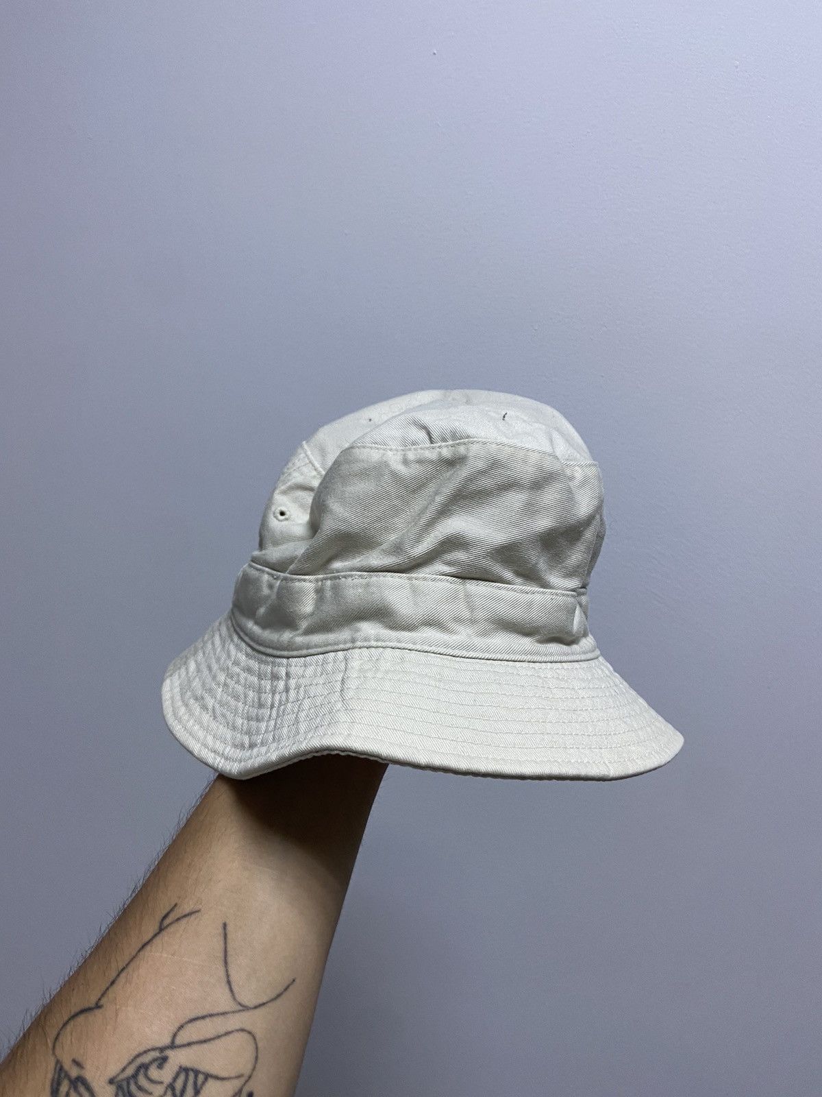Nike × Vintage Nike Panama Small Swoosh Logo Hat Vintage Skate Size ONE SIZE - 4 Thumbnail