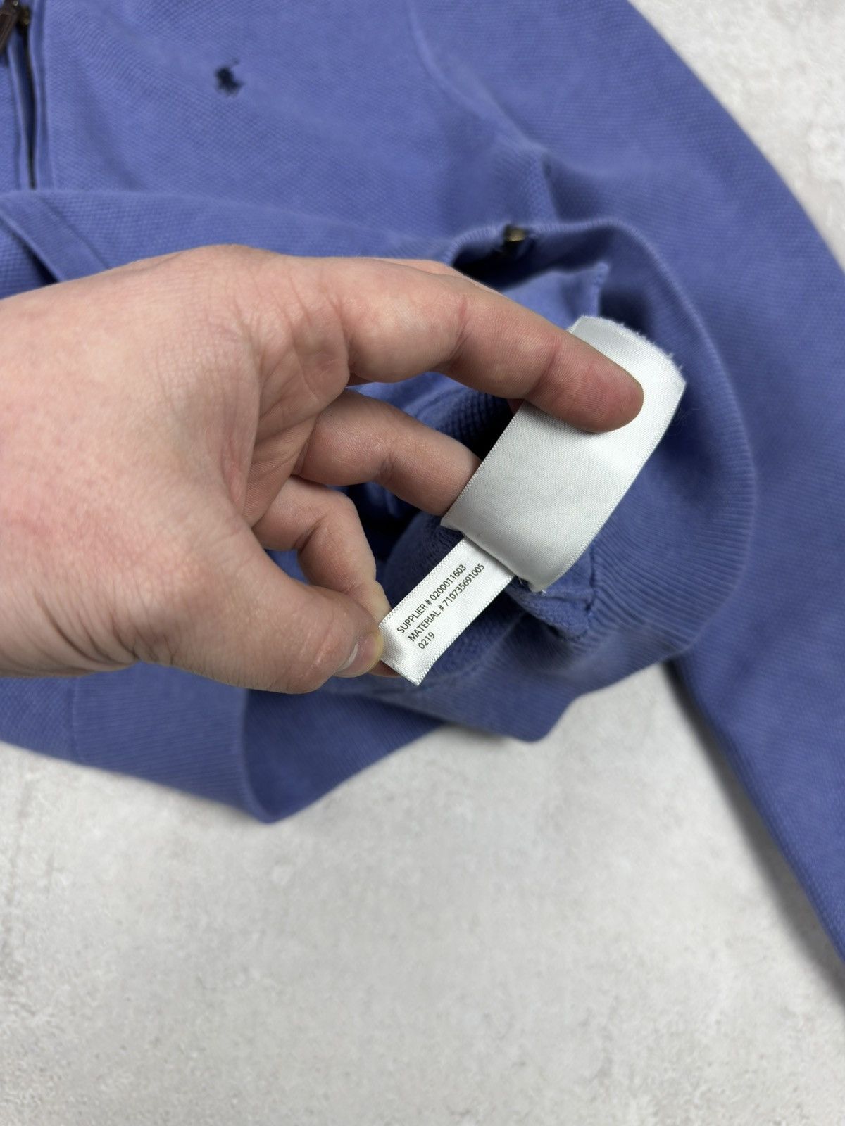 Polo Ralph Lauren Polo Ralph Lauren Mesh Knit Cotton Full-Zip Cotton Sweatshir Size US M / EU 48-50 / 2 - 10 Thumbnail