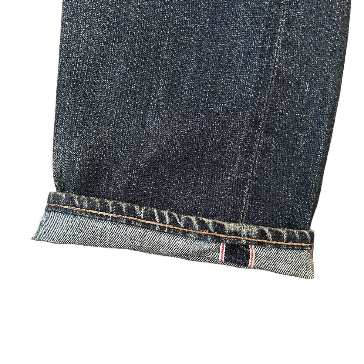 Iron Heart Selvedge Jeans Edwin 505s Red Line Distressed Denim Momotaro Size US 29 - 3 Thumbnail