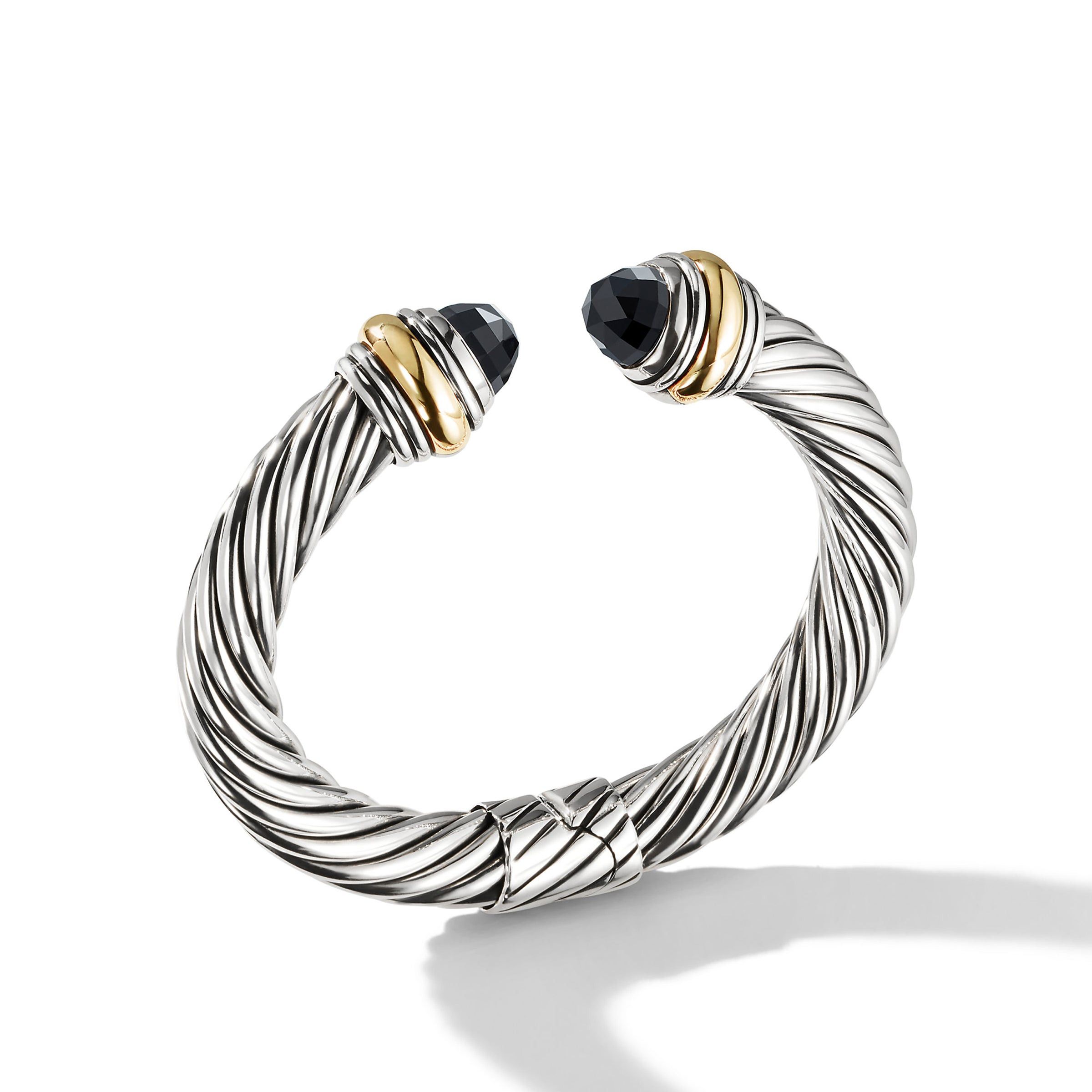 David Yurman o1w1db10526 B14183 Size:M/ Bracelet in Silver with 14K Gold Size ONE SIZE - 1 Thumbnail