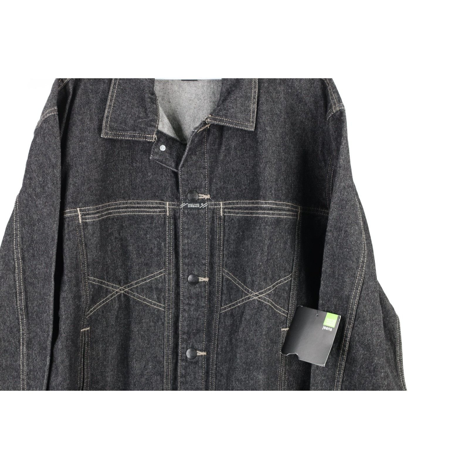 Marithe + Francois Girbaud × Vintage NOS Vintage 90s Marithe Francois Girbaud Denim Jacket Size US L / EU 52-54 / 3 - 3 Thumbnail
