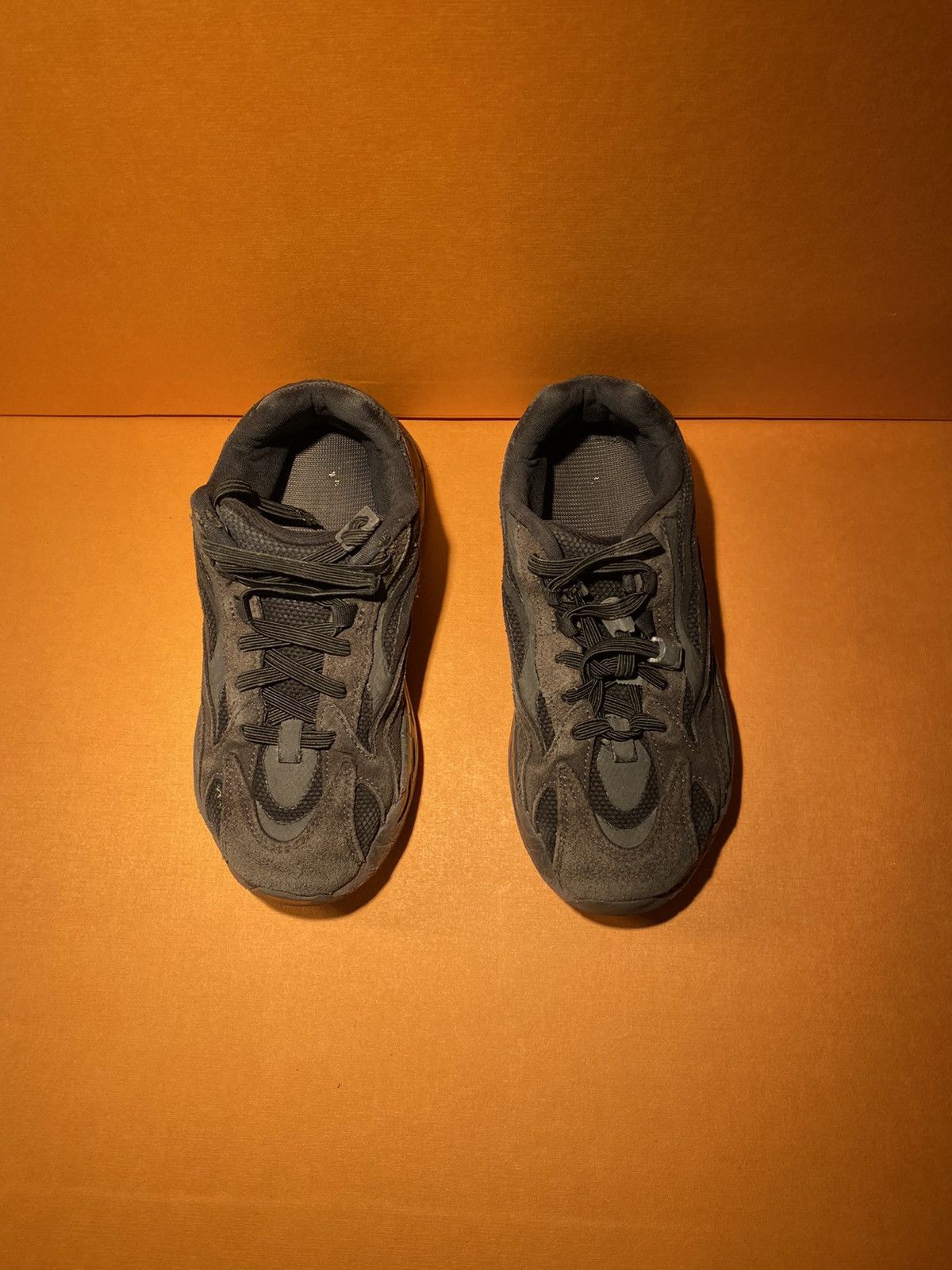 image of Adidas Yeezy Boost 700 Shoes in Black, Women's (Size 4)