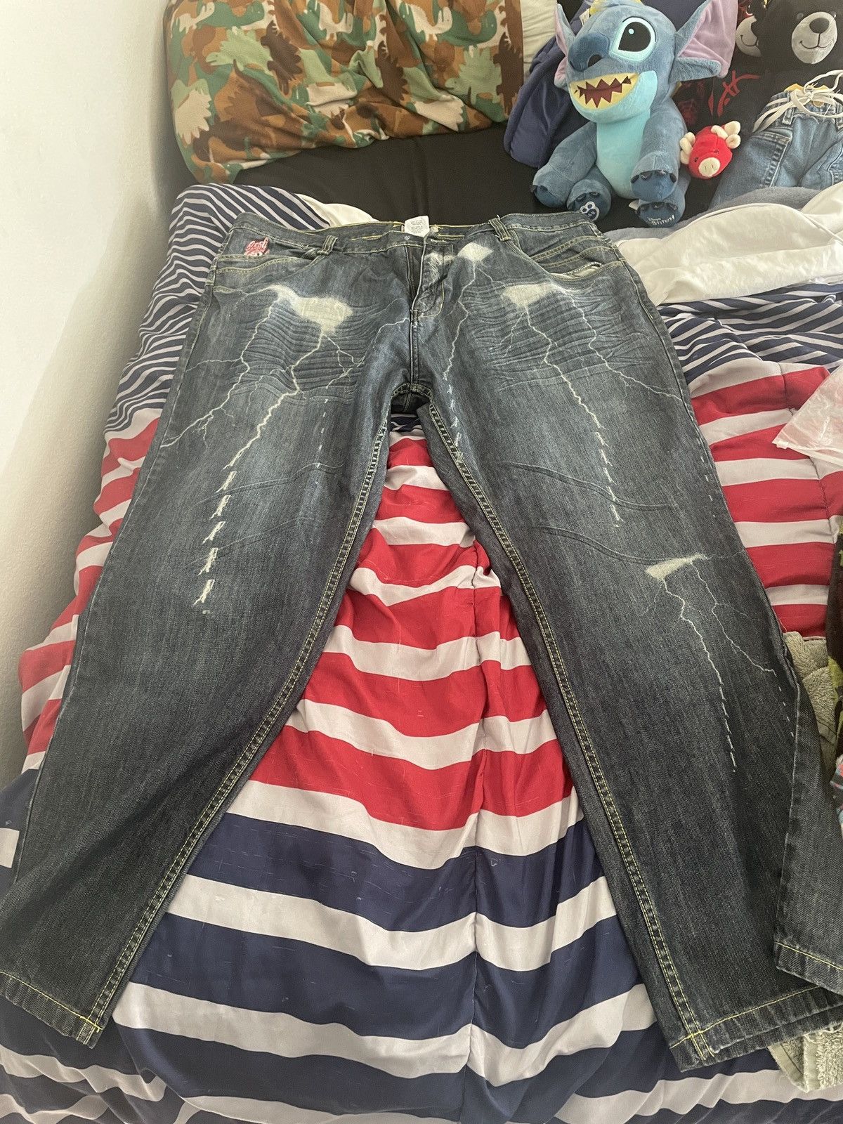 Other Miskeen Metallica inspired jeans Size US 44 / EU 60 - 1 Thumbnail