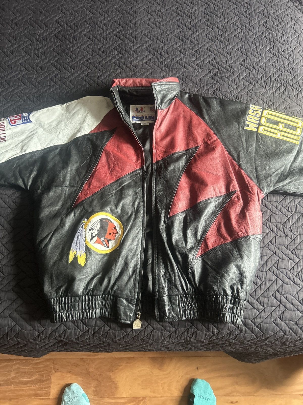 Logo Athletic Washington commanders leather jacket Size US L / EU 52-54 / 3 - 5 Thumbnail
