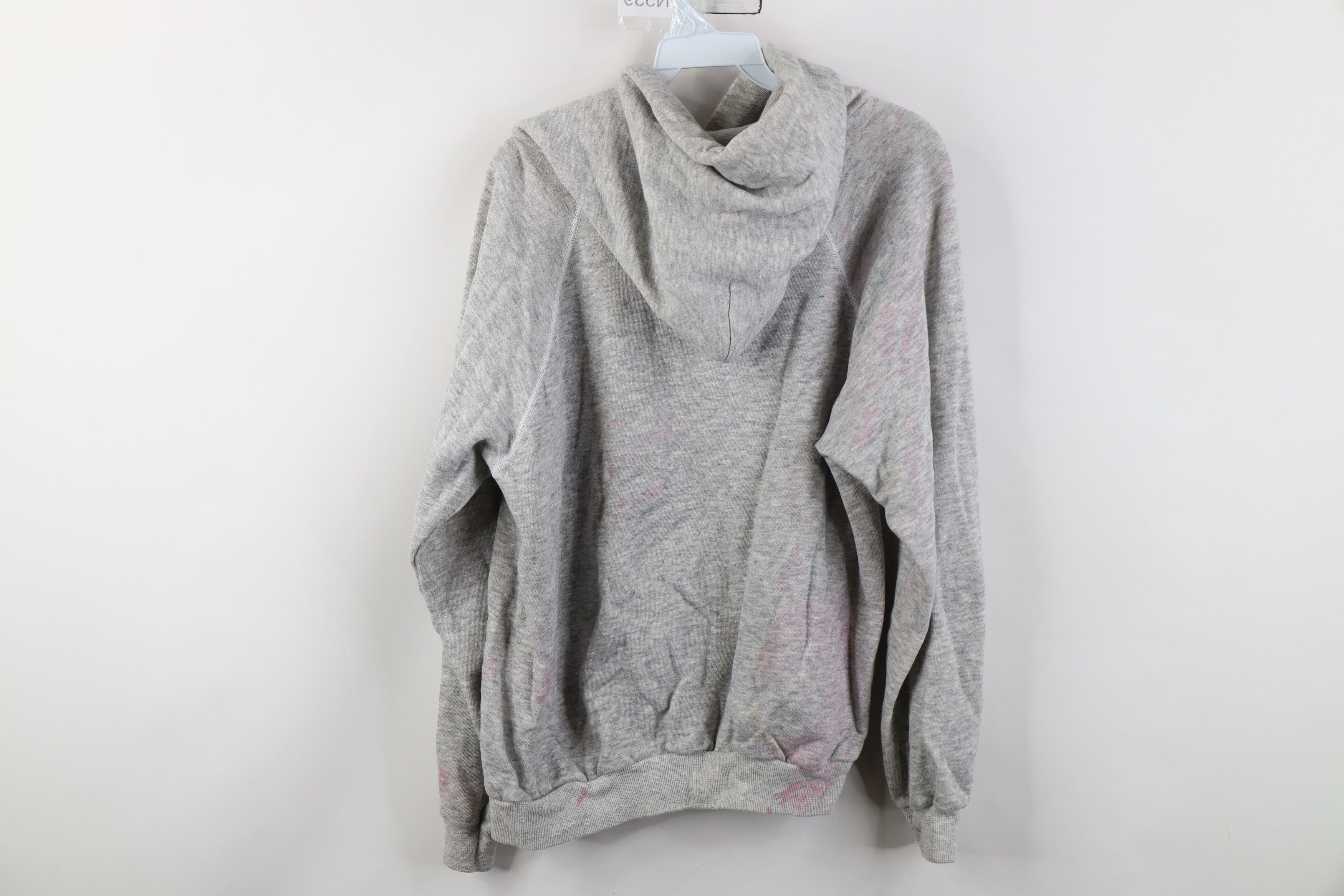 Vintage Vintage 80s Streetwear Alaska Hoodie Sweatshirt Gray USA Size L / US 10 / IT 46 - 13 Thumbnail