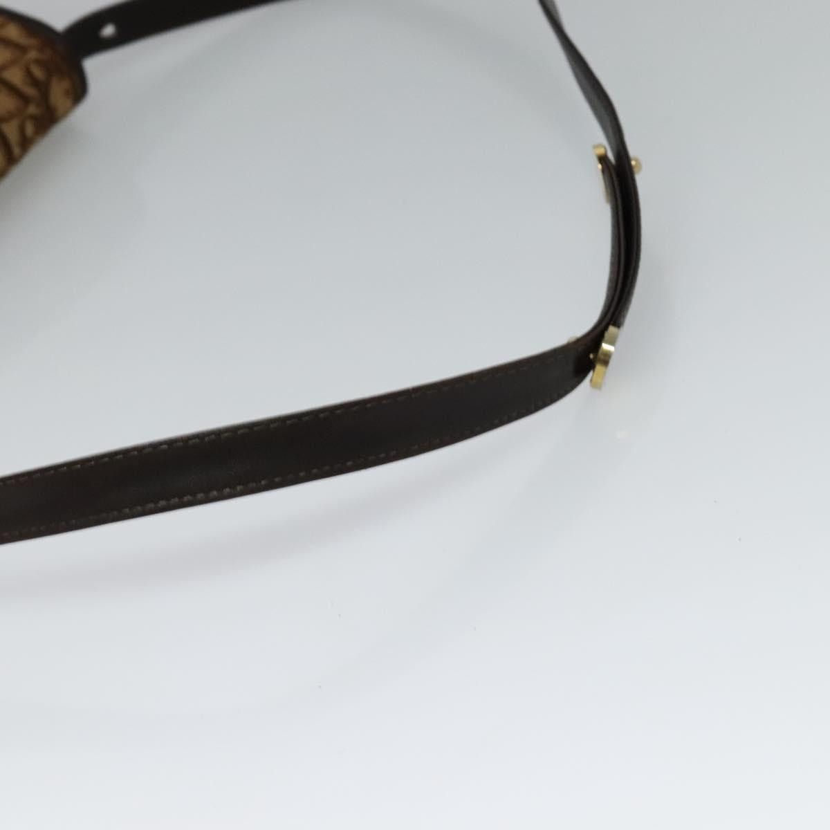 Dior DIOR Trotter Canvas Shoulder Bag Brown Gold Size ONE SIZE - 7 Thumbnail