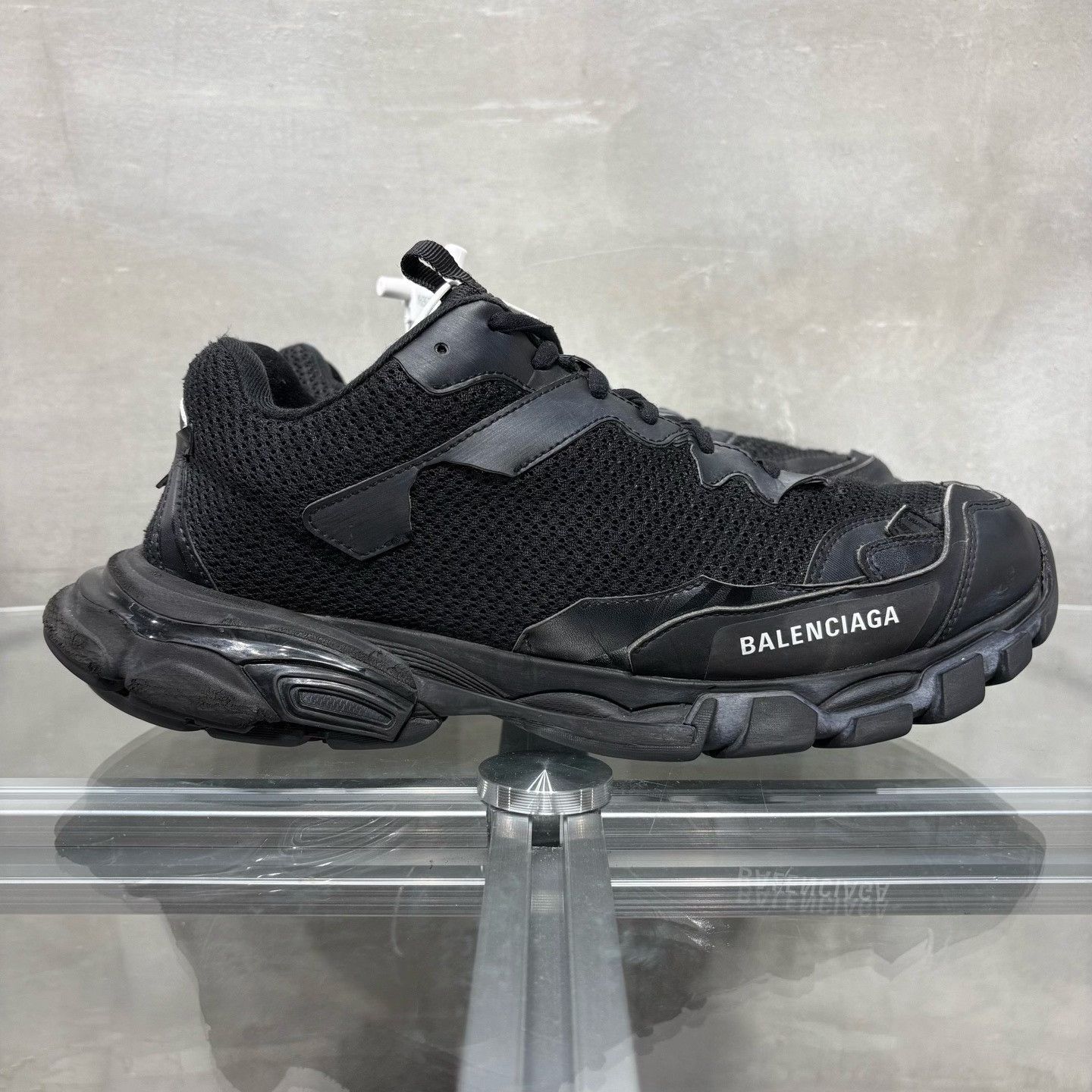 Balenciaga Balenciaga Track 3.0 Vintage Black Sneakers| Size US 10 / EU 43 - 4 Thumbnail