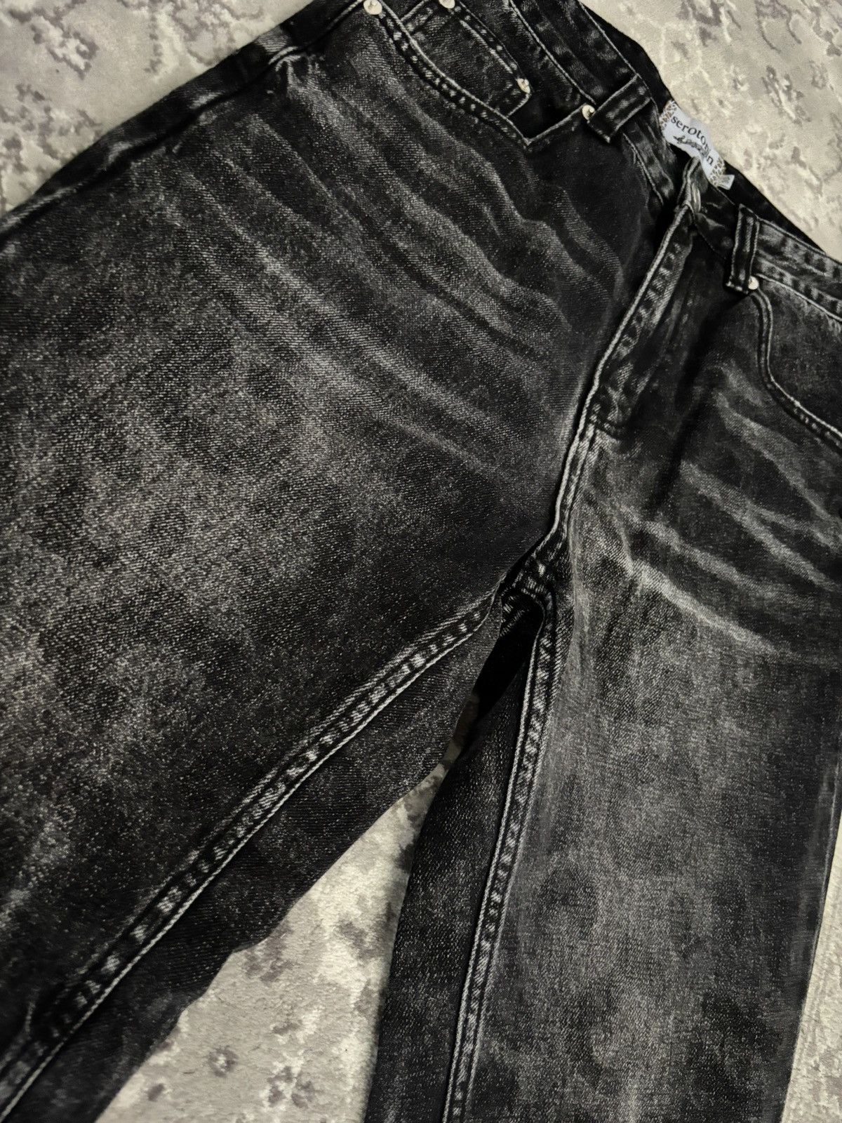 Other Serotonin 07’ Flared Lost Tapes Denim Jeans Size US 30 / EU 46 - 2 Thumbnail