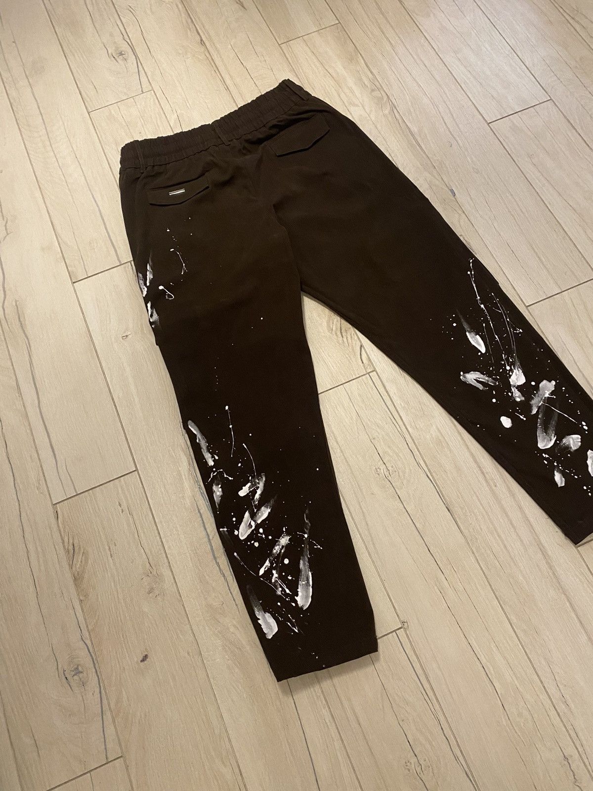 Maniere De Vior Maniere De Vior Handpanited Brown Cargo Pants Size US 32 / EU 48 - 10 Thumbnail