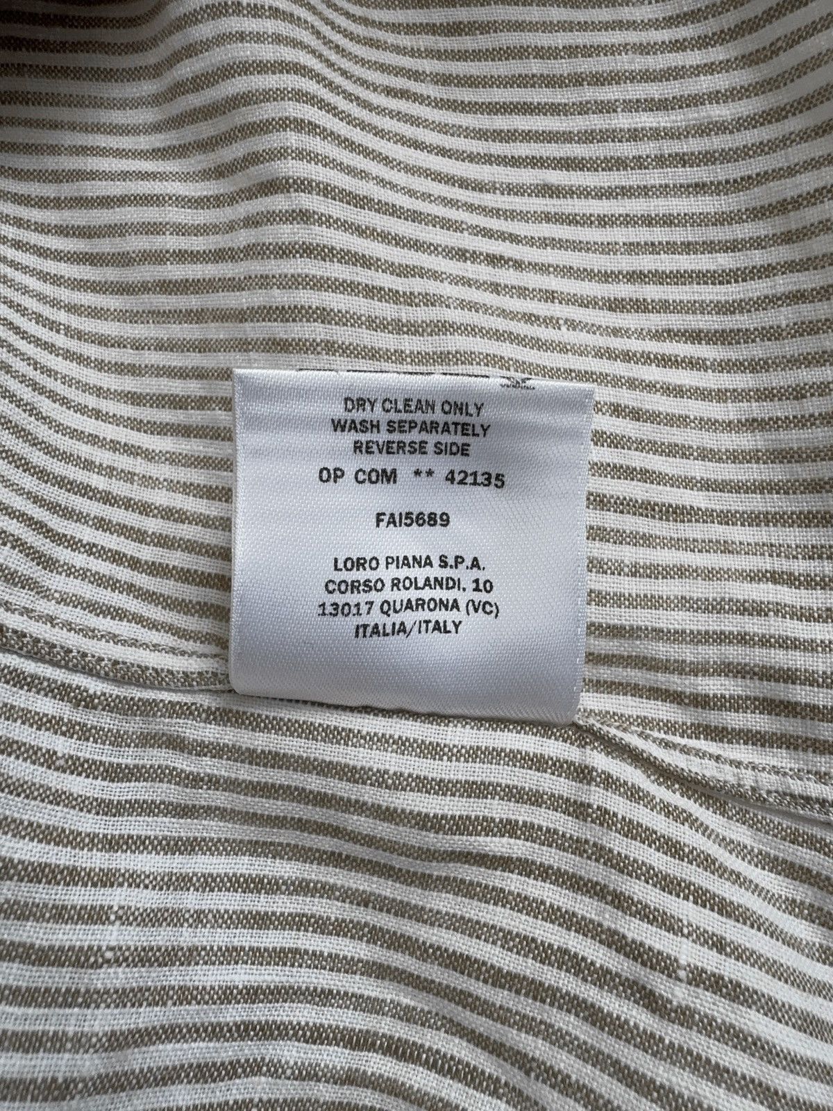 Loro Piana Loro Piana Linen Shirt Size US M / EU 48-50 / 2 - 12 Thumbnail