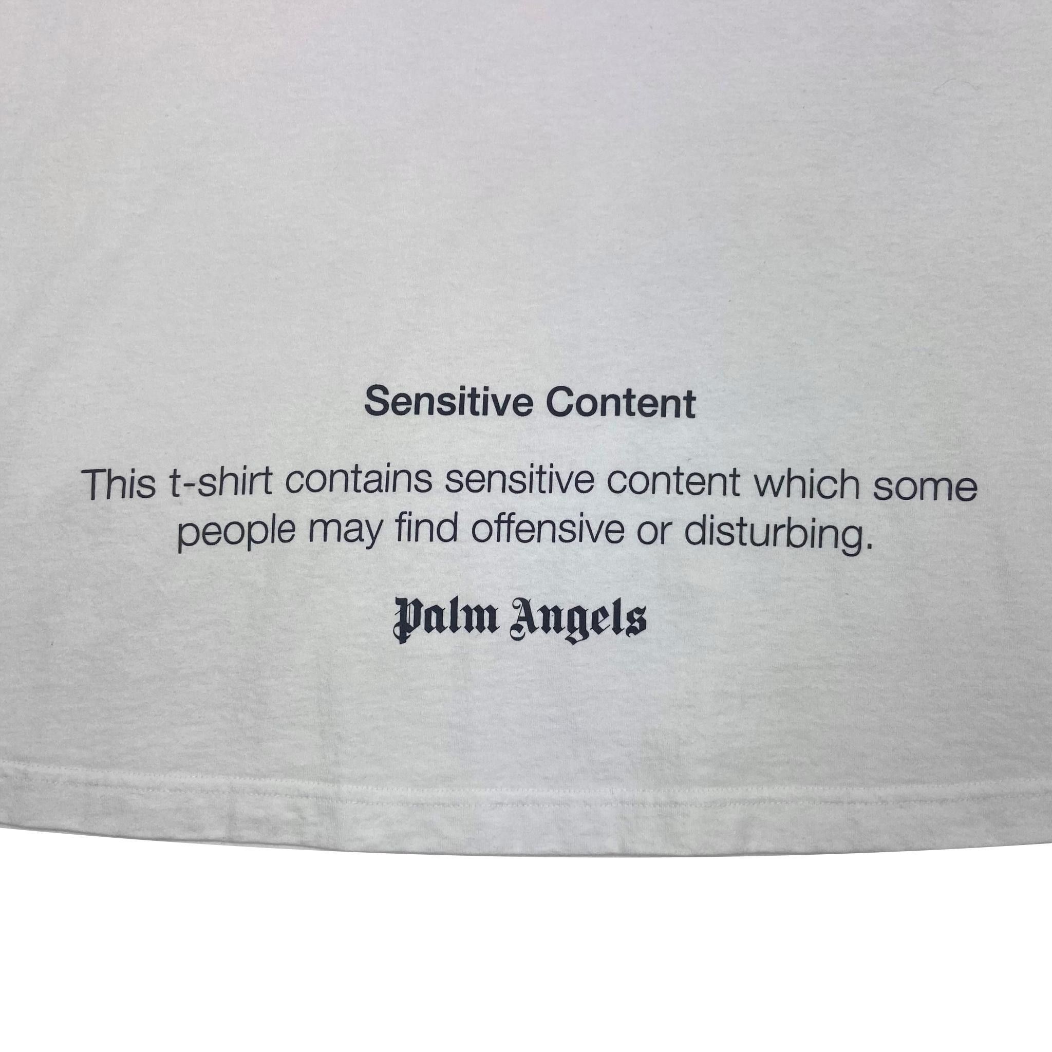 Palm Angels Palm Angels Oversized Sensitive Content Tee Size US XL / EU 56 / 4 - 3 Thumbnail