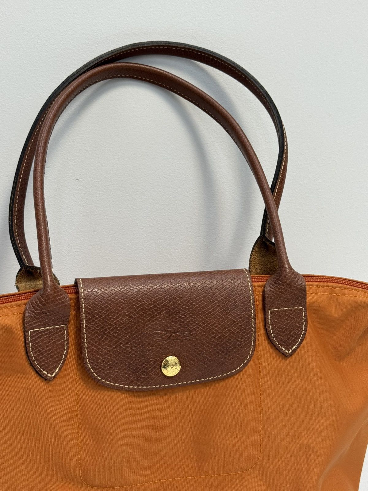 Longchamp Vintage Longchamp women's orange Bag Size ONE SIZE - 2 Thumbnail