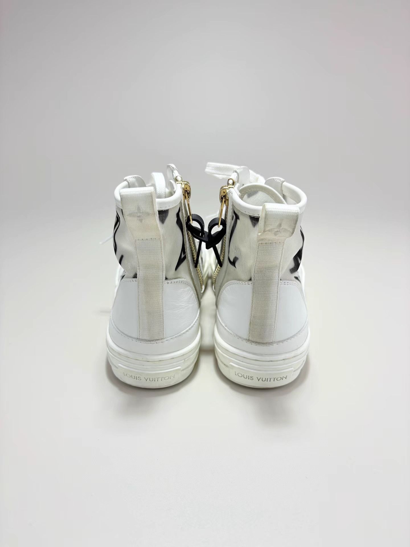 Louis Vuitton LV Stellar Monogram High-Top Sneakers K1 Size US 6.5 / IT 36.5 - 3 Thumbnail