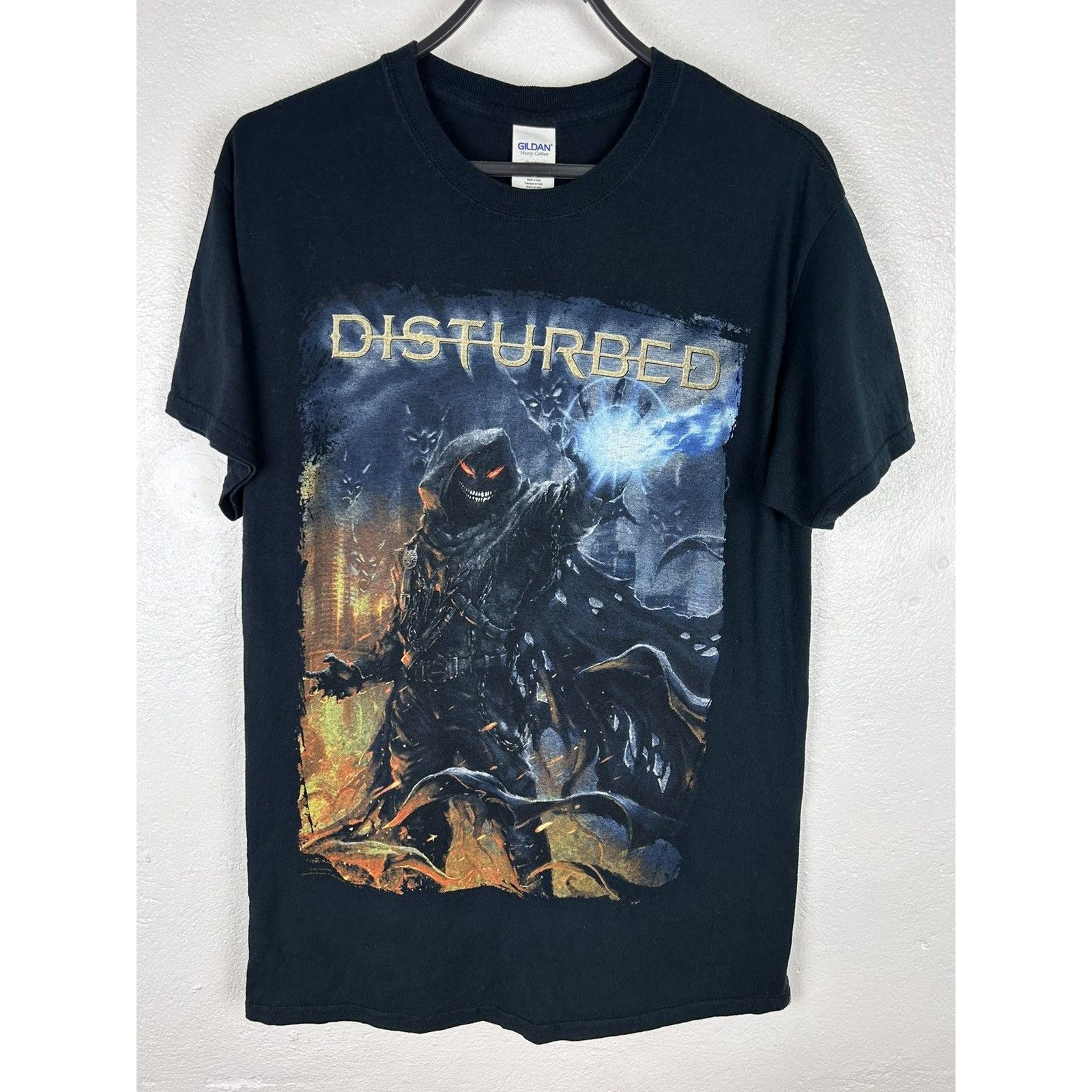 Band Tees Disturbed Band 2015 Licensed Print Short Sleeve T-Shirt Size US M / EU 48-50 / 2 - 1 Thumbnail