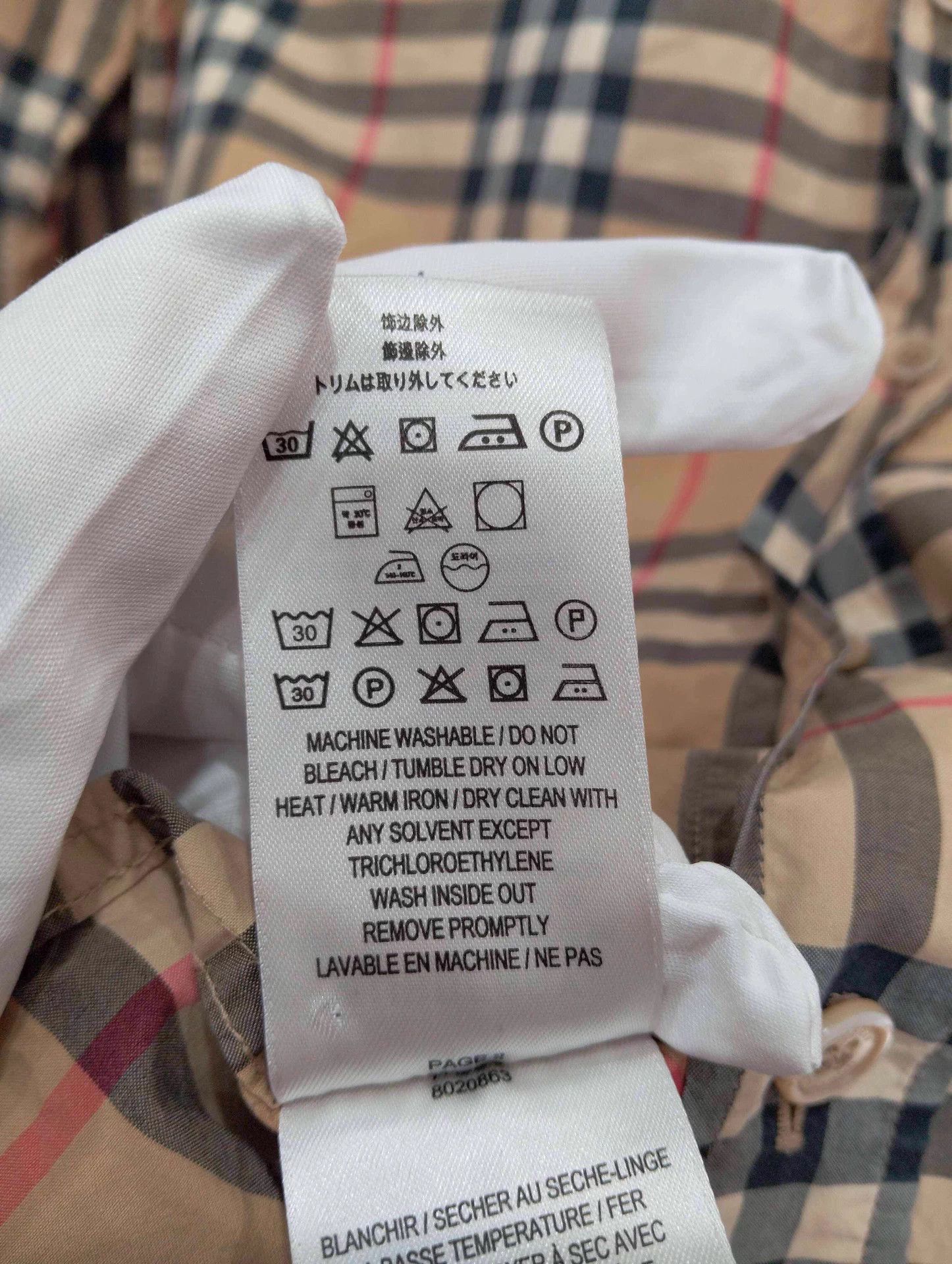 Burberry Burberry Classic Check Lapel Long-sleeve Shirt M Size US M / EU 48-50 / 2 - 7 Thumbnail