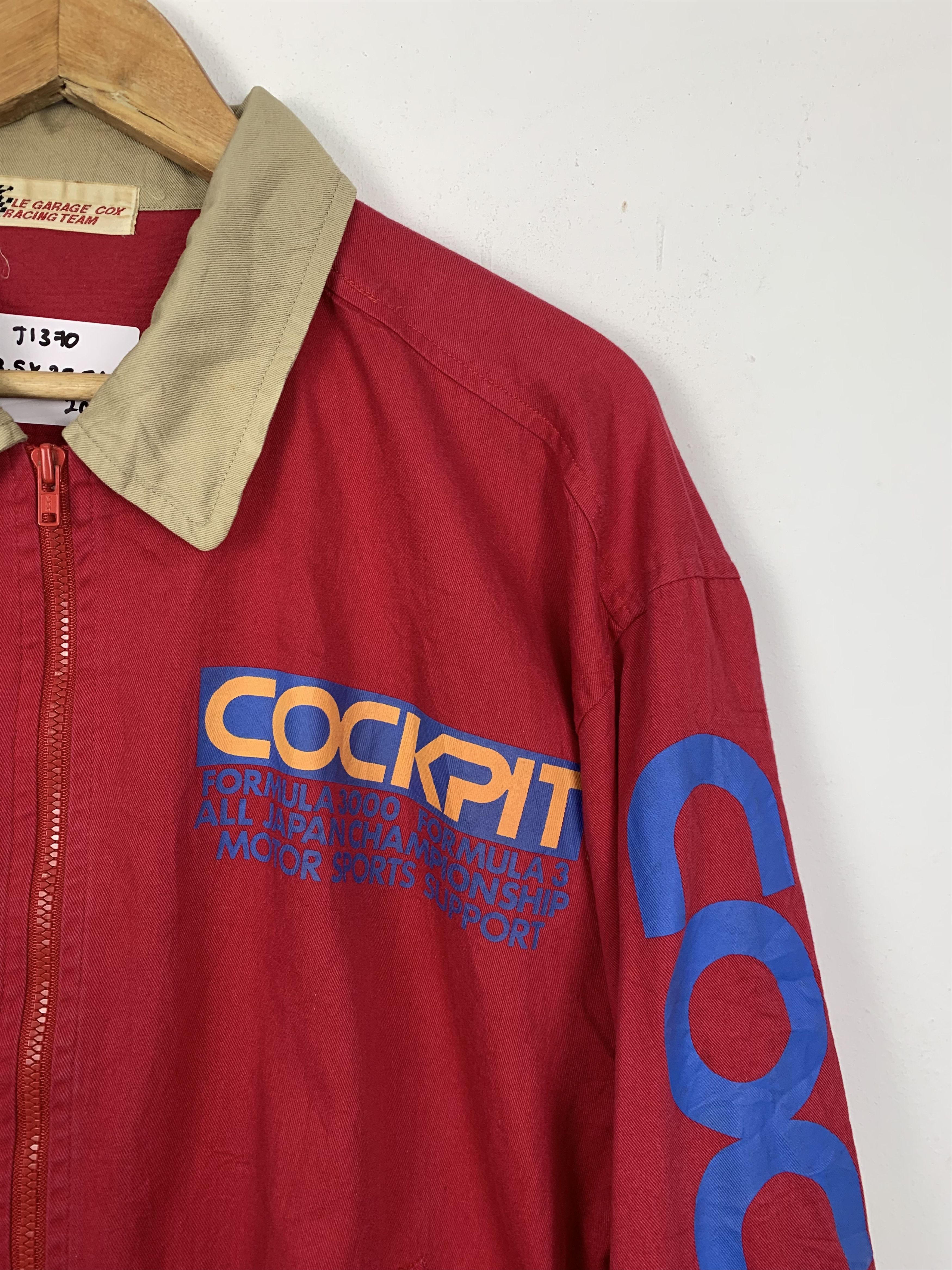 Vintage Vintage 80s Bridgestone Cockpit Racing Bomber Jacket J1370 Size US M / EU 48-50 / 2 - 6 Thumbnail