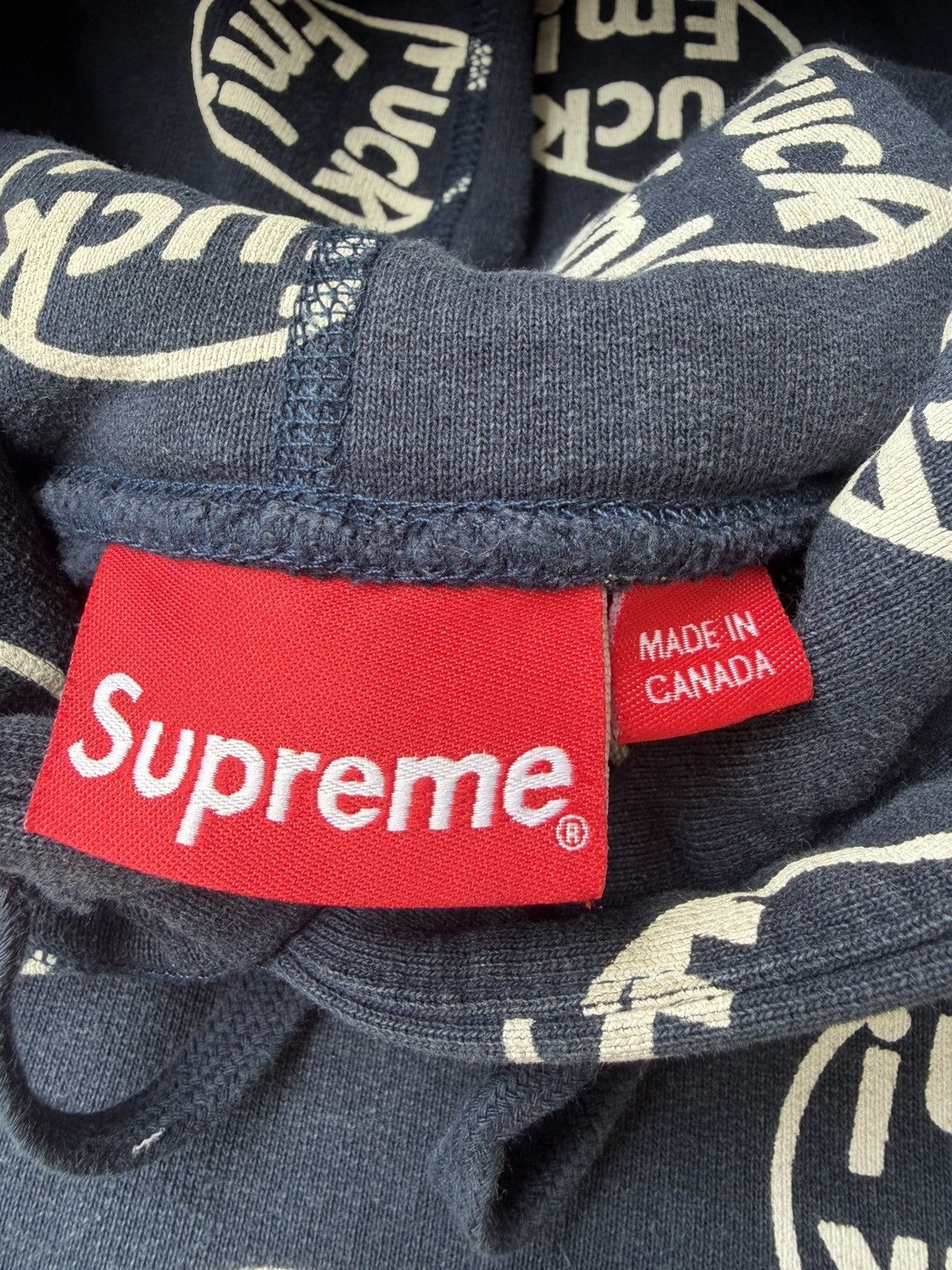 Supreme FW14 Supreme Fuck Em Hoodie Size US L / EU 52-54 / 3 - 6 Thumbnail