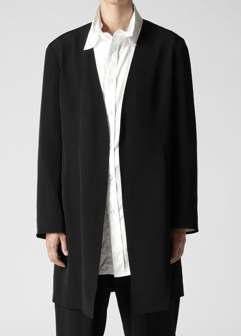 Yohji Yamamoto Pour Homme - Flannel Colorless Long JKT