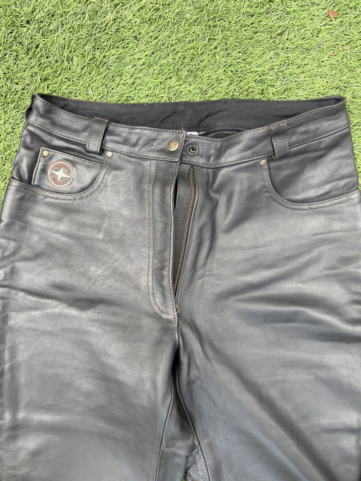 Other REUSCH insulated Motorcycle Leather Pants, chocolate brown Size US 32 / EU 48 - 1 Thumbnail
