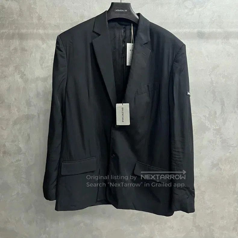 Balenciaga Balenciaga Black Wool Blend Blazer. Size US S / EU 44-46 / 1 - 1 Thumbnail