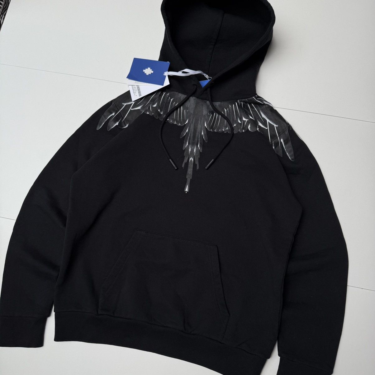 Marcelo Burlon Marcelo burlon black wings nwt hoodie Size US M / EU 48-50 / 2 - 2 Thumbnail