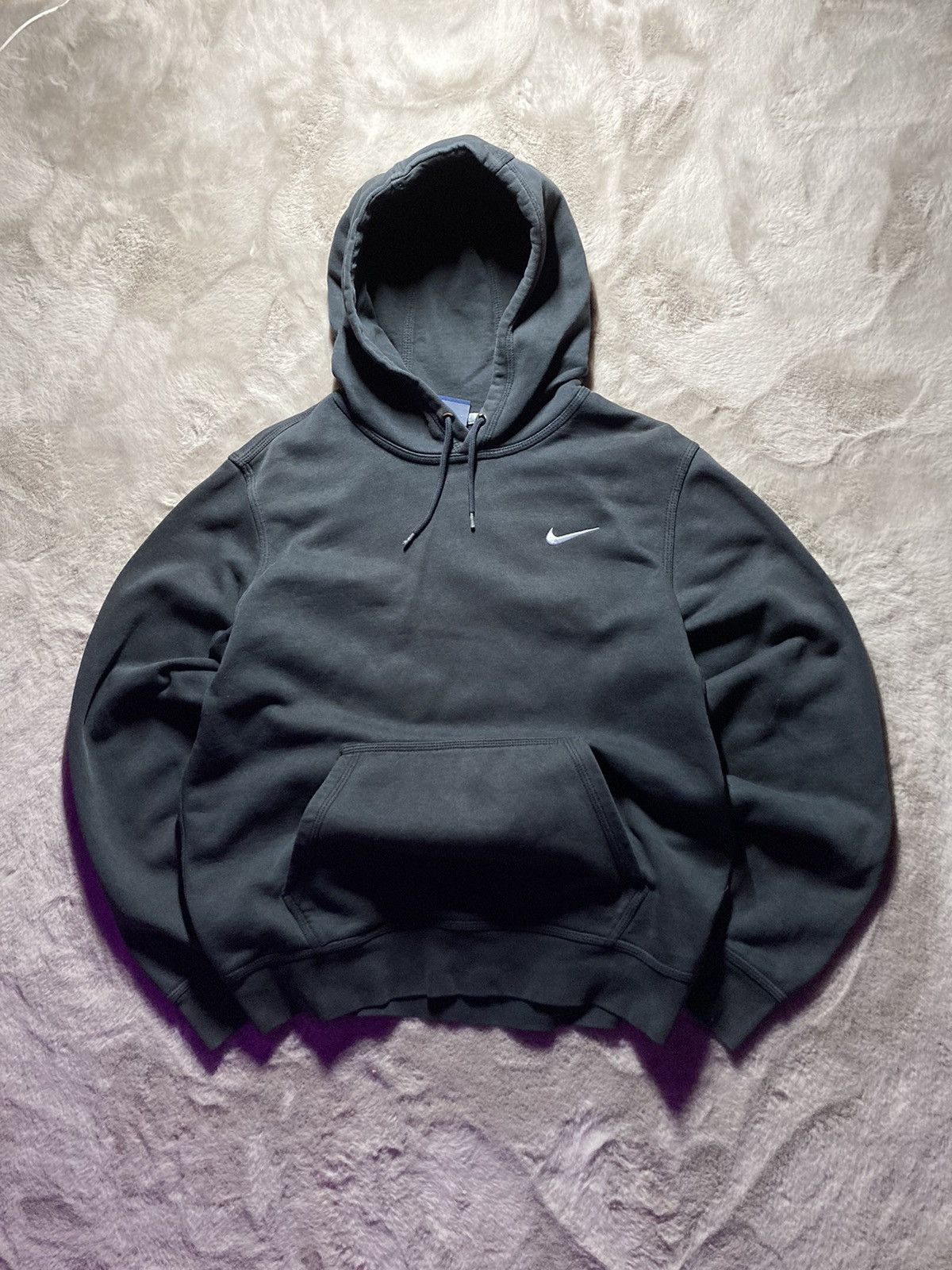 Nike × Vintage ⛩️Vintage Nike Hoodie Small Logo Faded Basic Oversize Baggy⛩️ Size US M / EU 48-50 / 2 - 1 Thumbnail