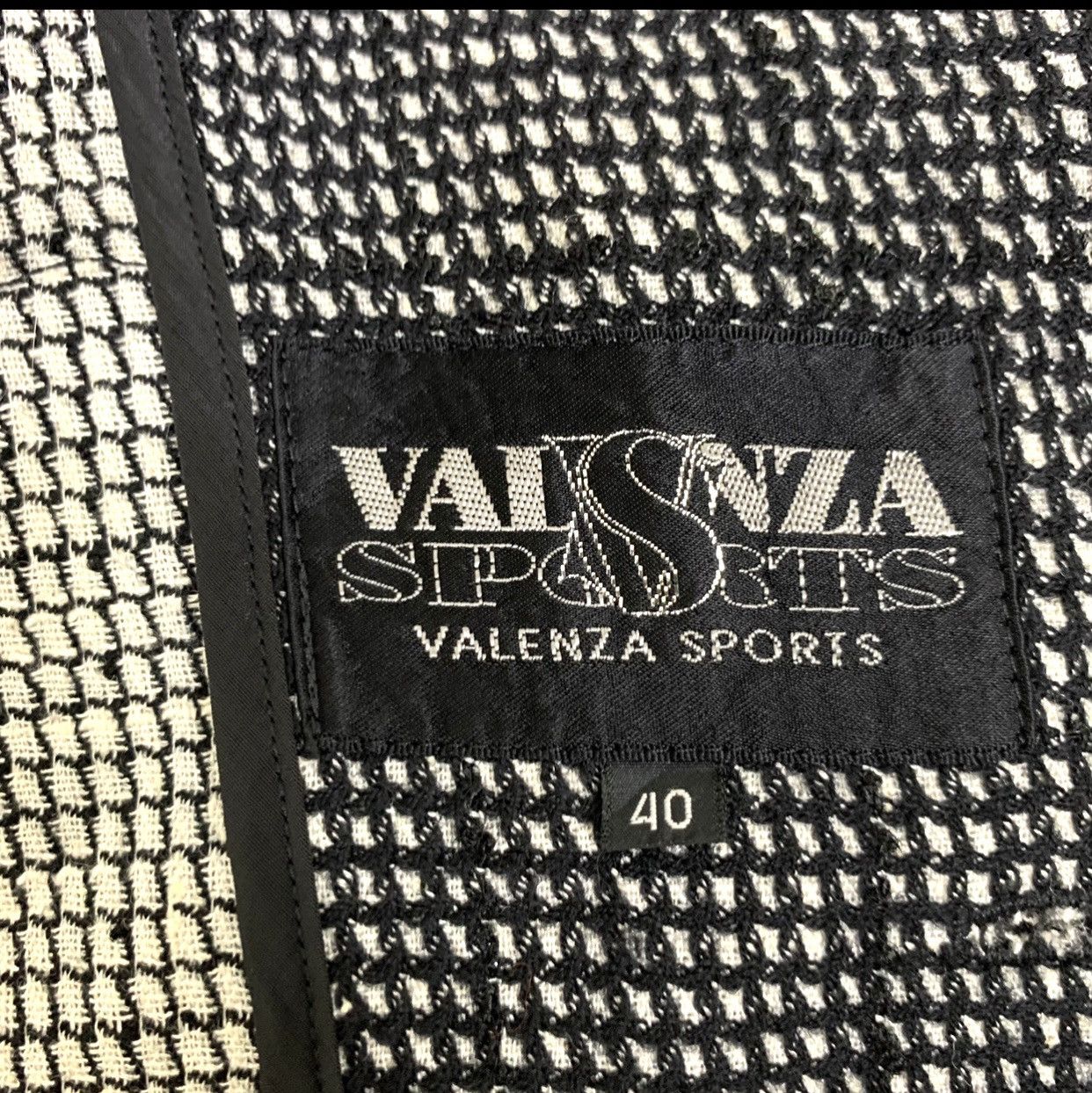 Vintage Valenza Sports Emblem VS Blazer Jacket Size 40