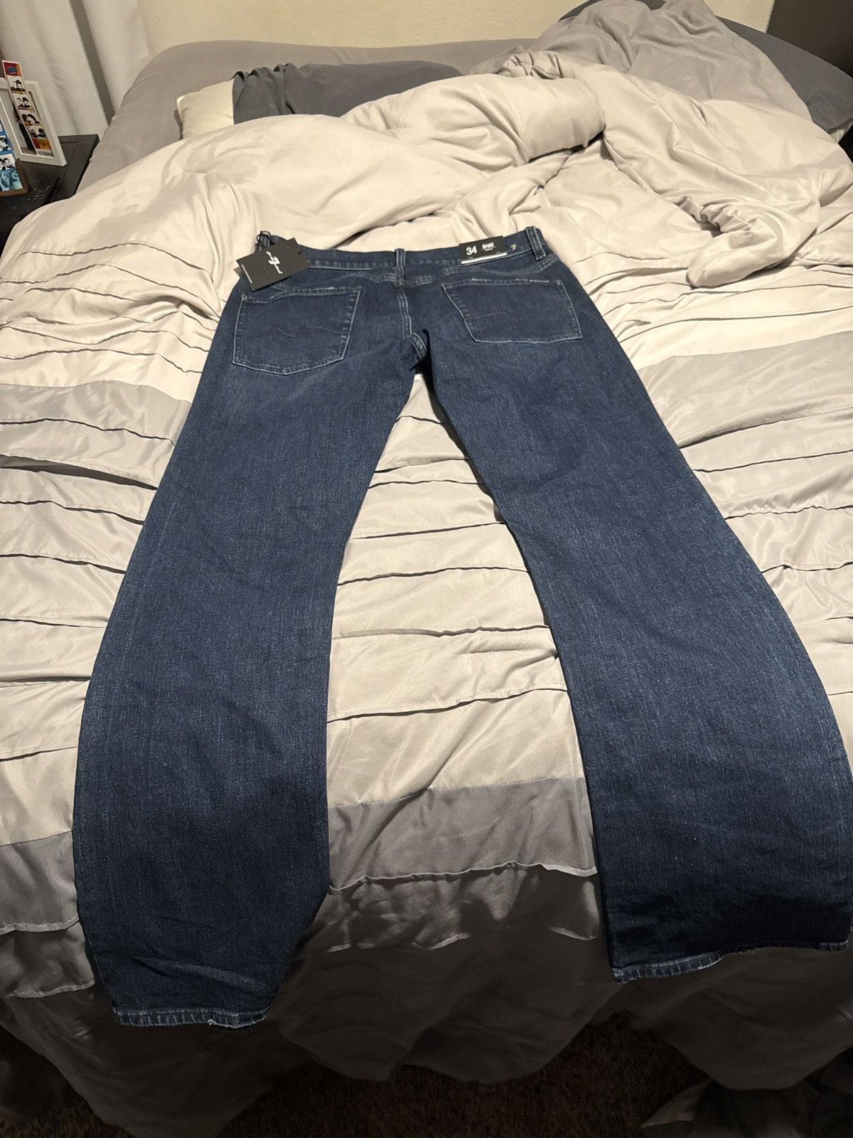 Seven 7 Seven Bootcut “Brett” Dark Wash Size US 34 / EU 50 - 6 Thumbnail