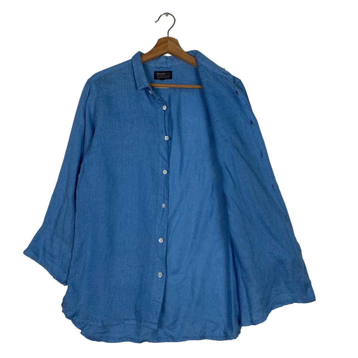 Beams Plus BEAMS Linen Button Up Shirt #0216-C10 Size US M / EU 48-50 / 2 - 10 Thumbnail