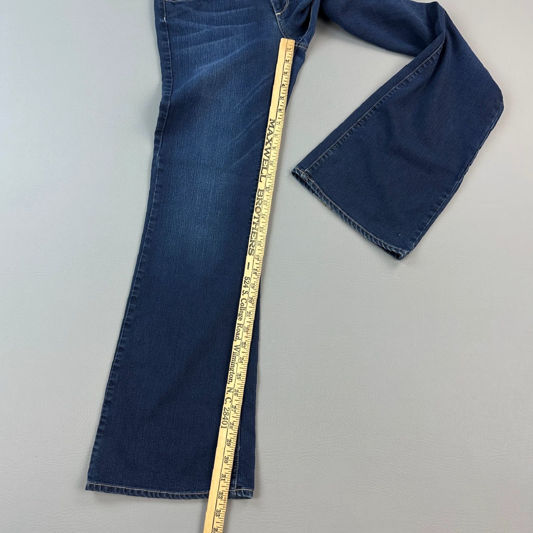 Paige Paige Jeans Women's 30 32x32 Dark Wash Premium Denim H.H Bootcut Stretch USA Y2K Jeans Size 30" / US 8 / IT 44 - 2 Thumbnail