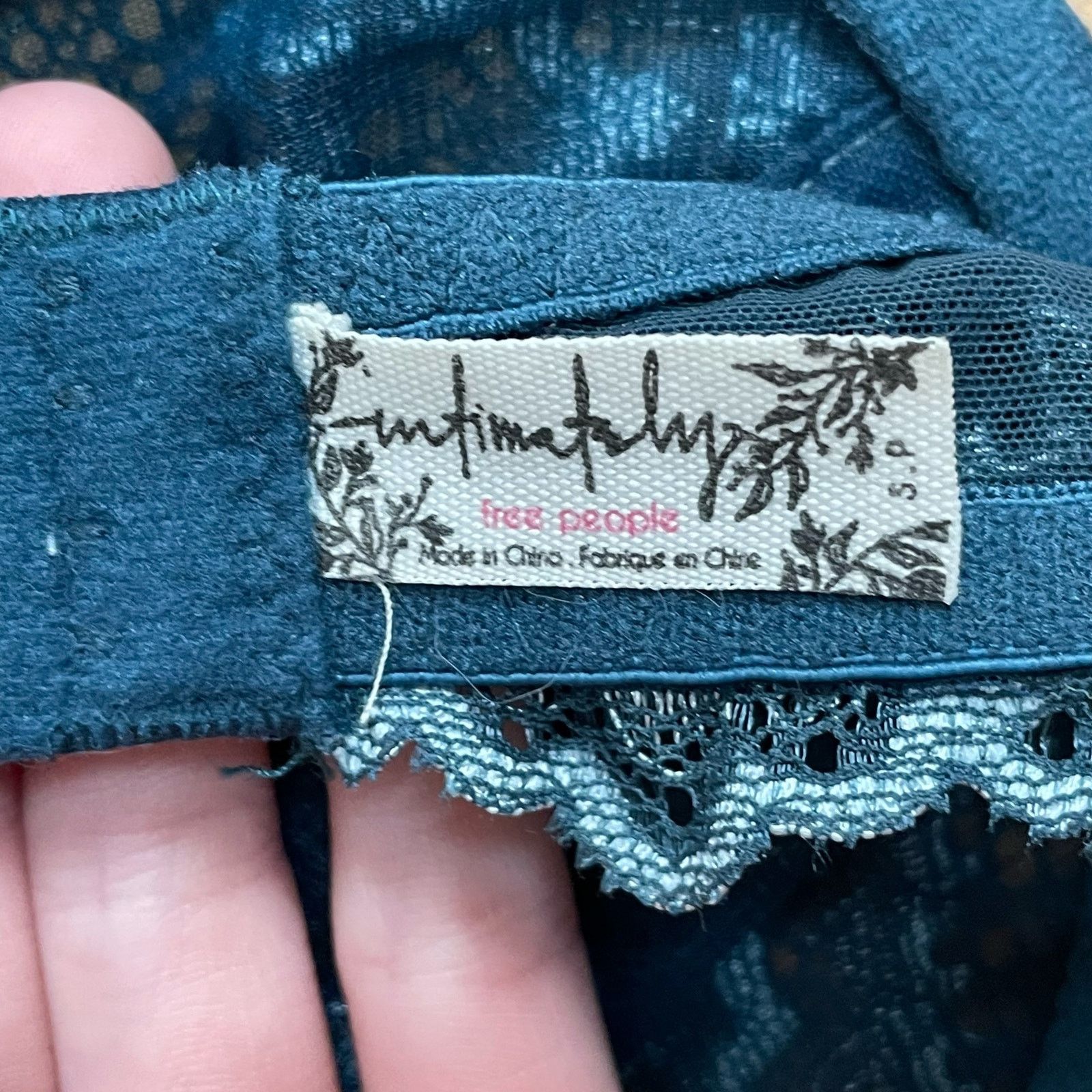 Free People Free People Daring High Neck Bra S Intimately Sheer Unlined Size ONE SIZE - 3 Thumbnail