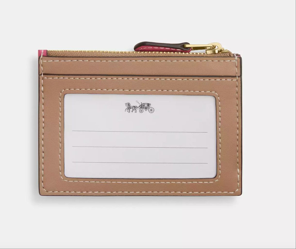 Coach Mini Skinny Id Case With Plaid Print CBL88 Size ONE SIZE - 7 Thumbnail