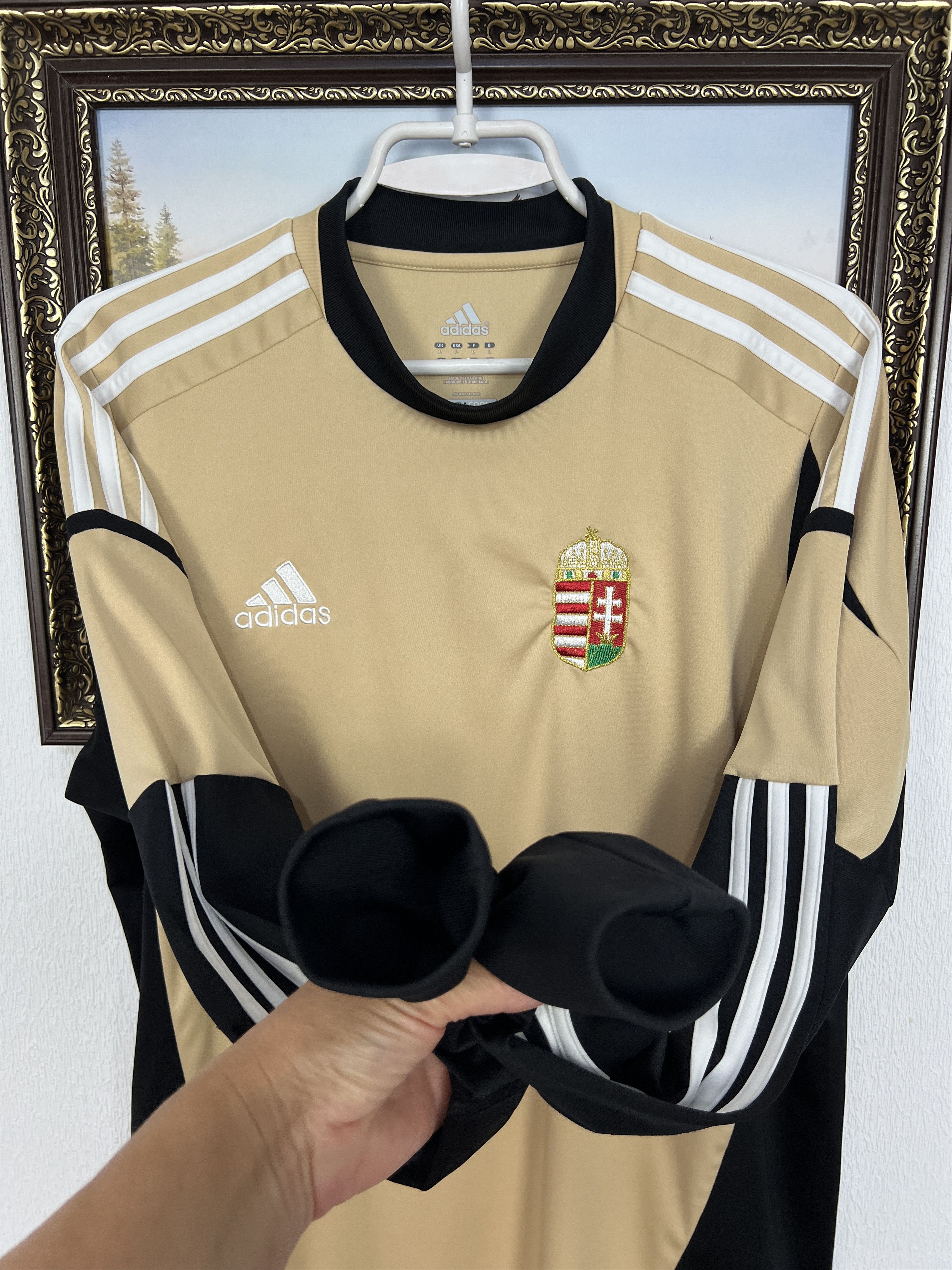 Adidas Vintage Adidas Hungary Football Shirt Train Soccer Jersey Size US L / EU 52-54 / 3 - 5 Thumbnail