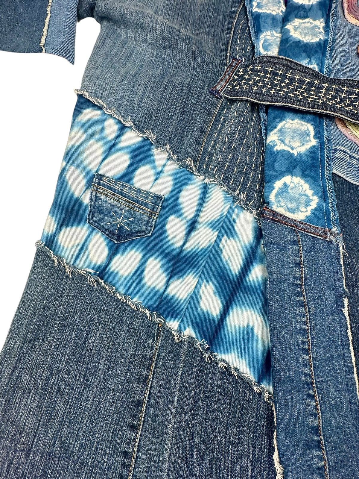 Handmade Handmade Unique Patchwork Denim Kimono Jacket Women’s Medium Size M / US 6-8 / IT 42-44 - 11 Thumbnail