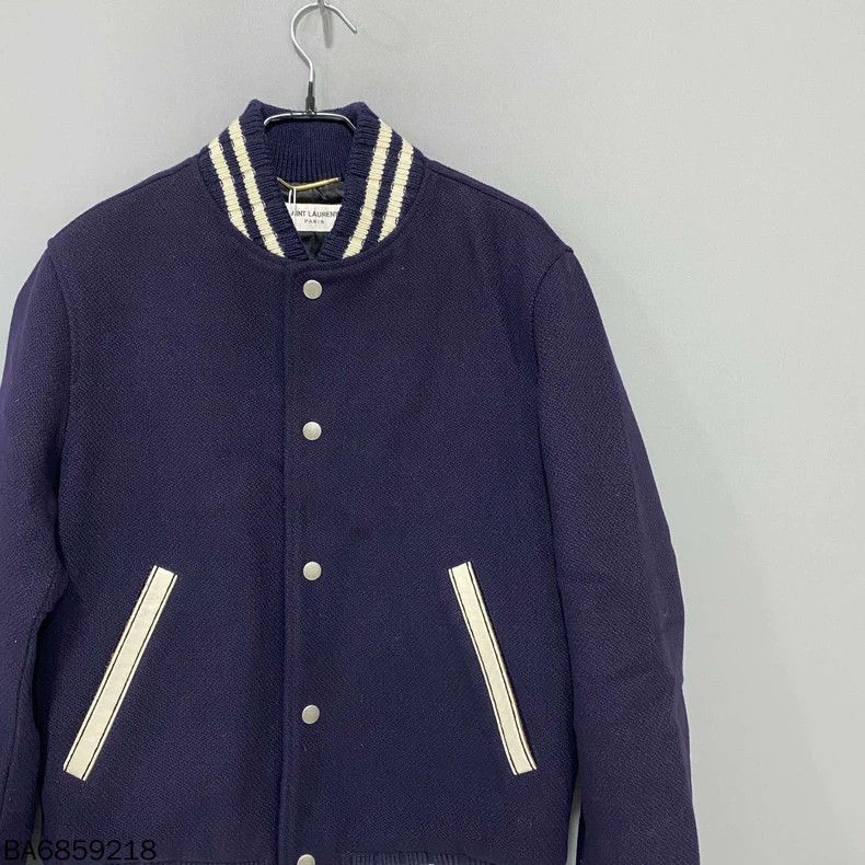 Saint Laurent Paris Saint Laurent Paris Back Cursive Letter Teddy jacket 2505-N Size XS / US 0-2 / IT 36-38 - 3 Thumbnail