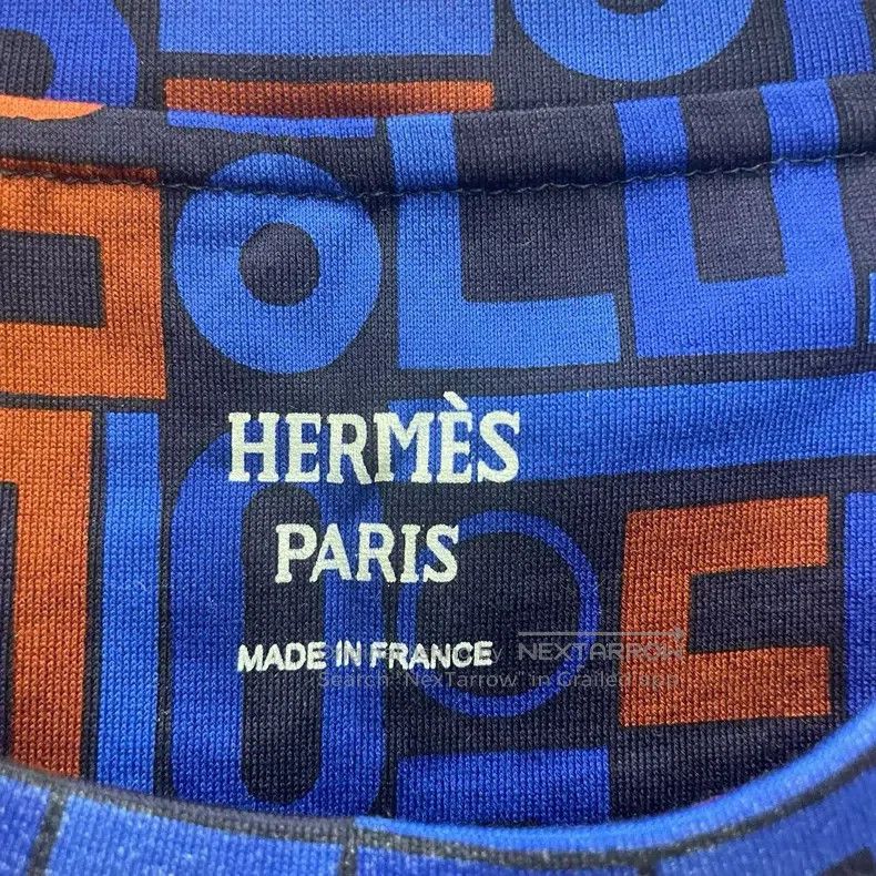 Hermes Hermes Geometric Print Slim Fit Short Sleeve Size XS / US 0-2 / IT 36-38 - 4 Thumbnail